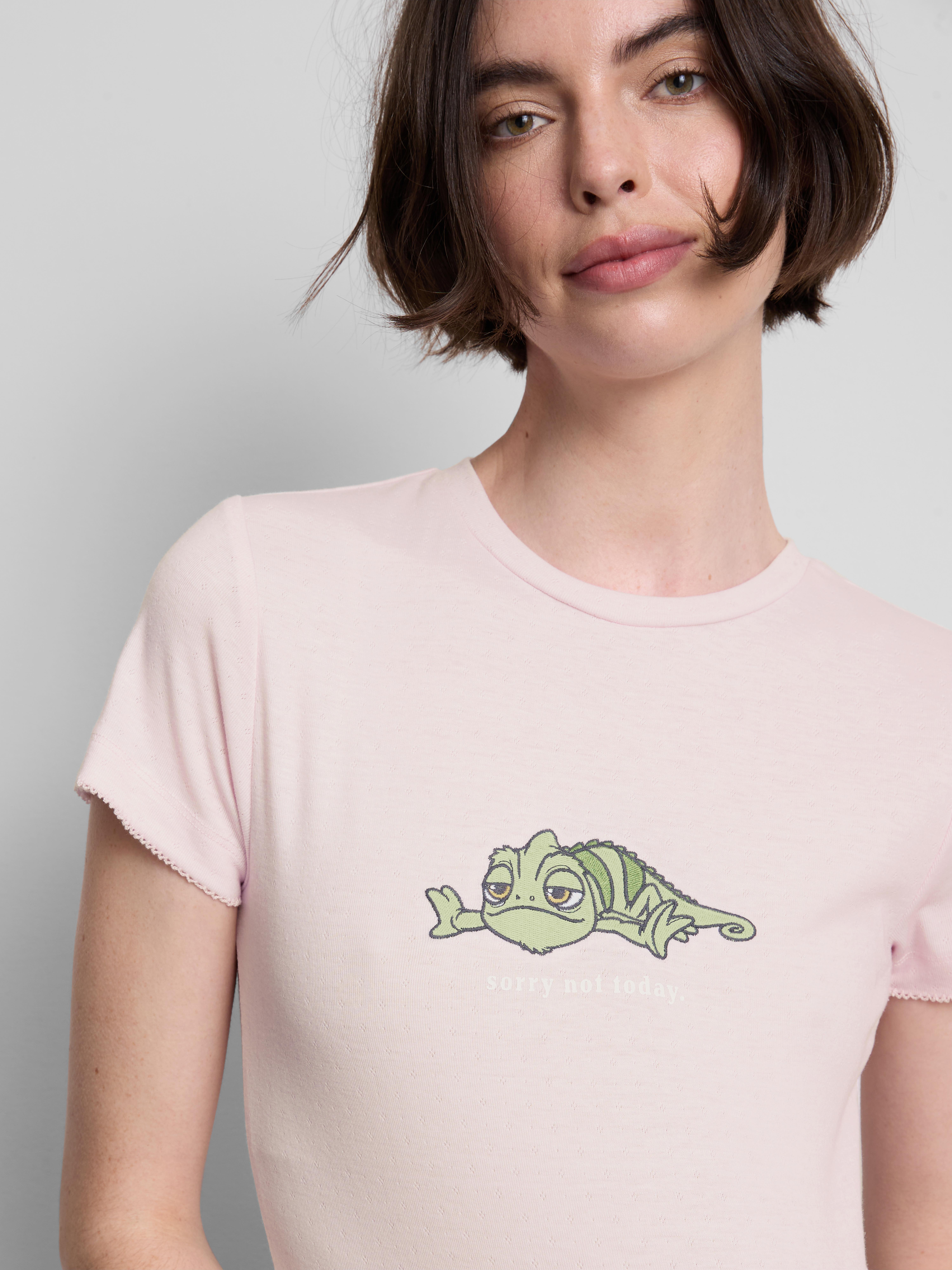 Pijama curto malha geométrica Disney Entrelaçados