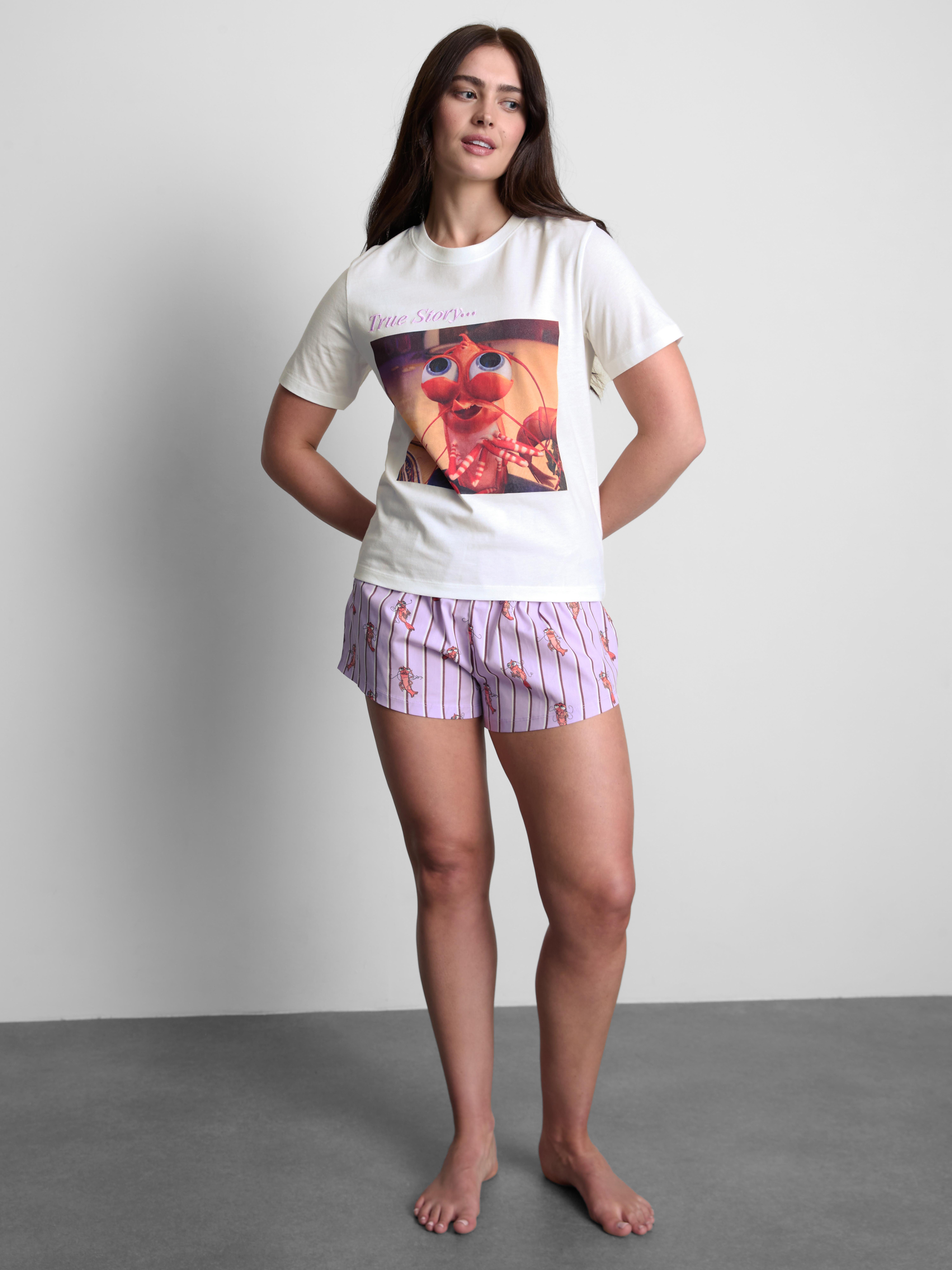 Pyjama short à imprimé Gang de requins