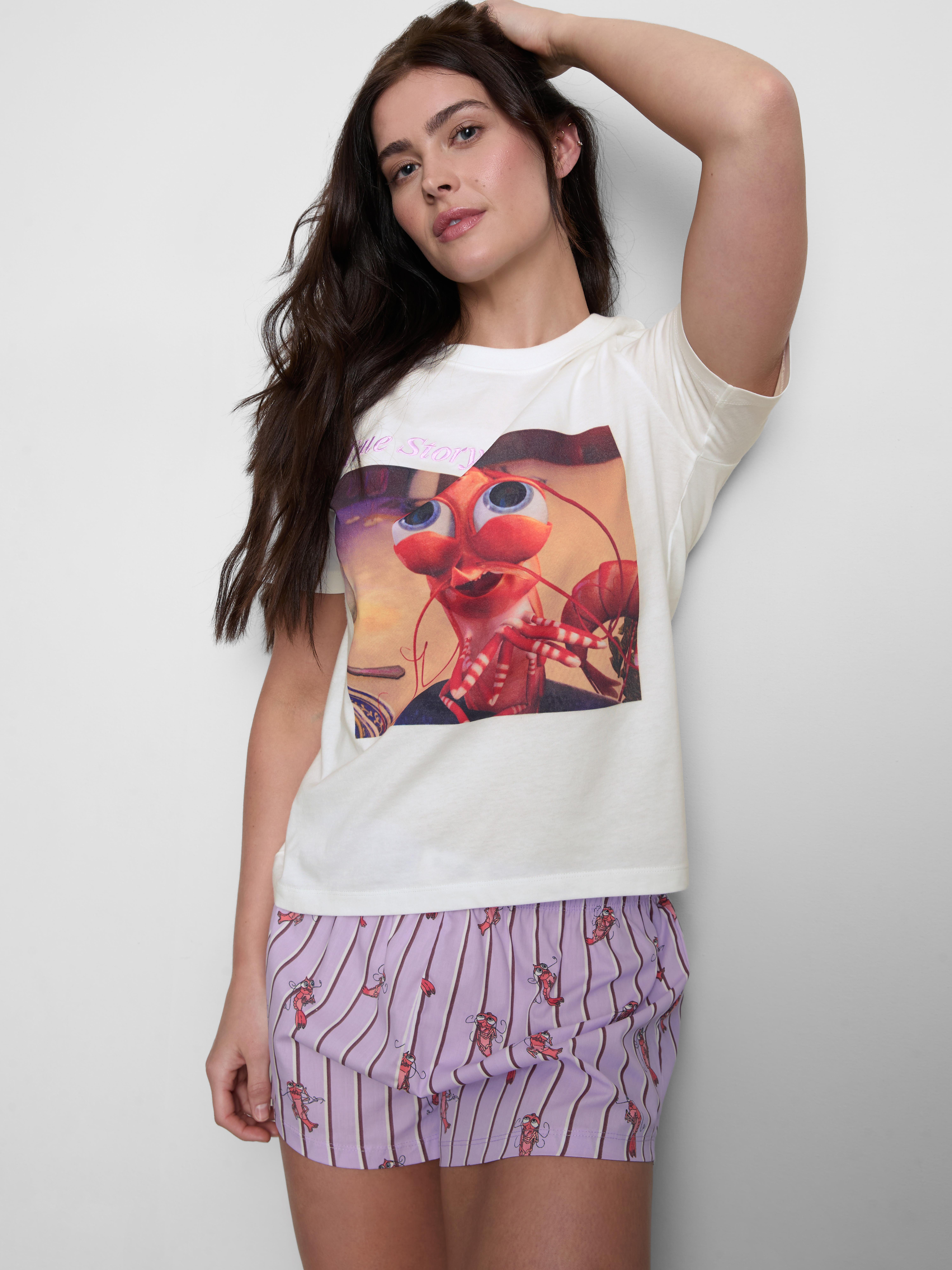 Pyjama short à imprimé Gang de requins