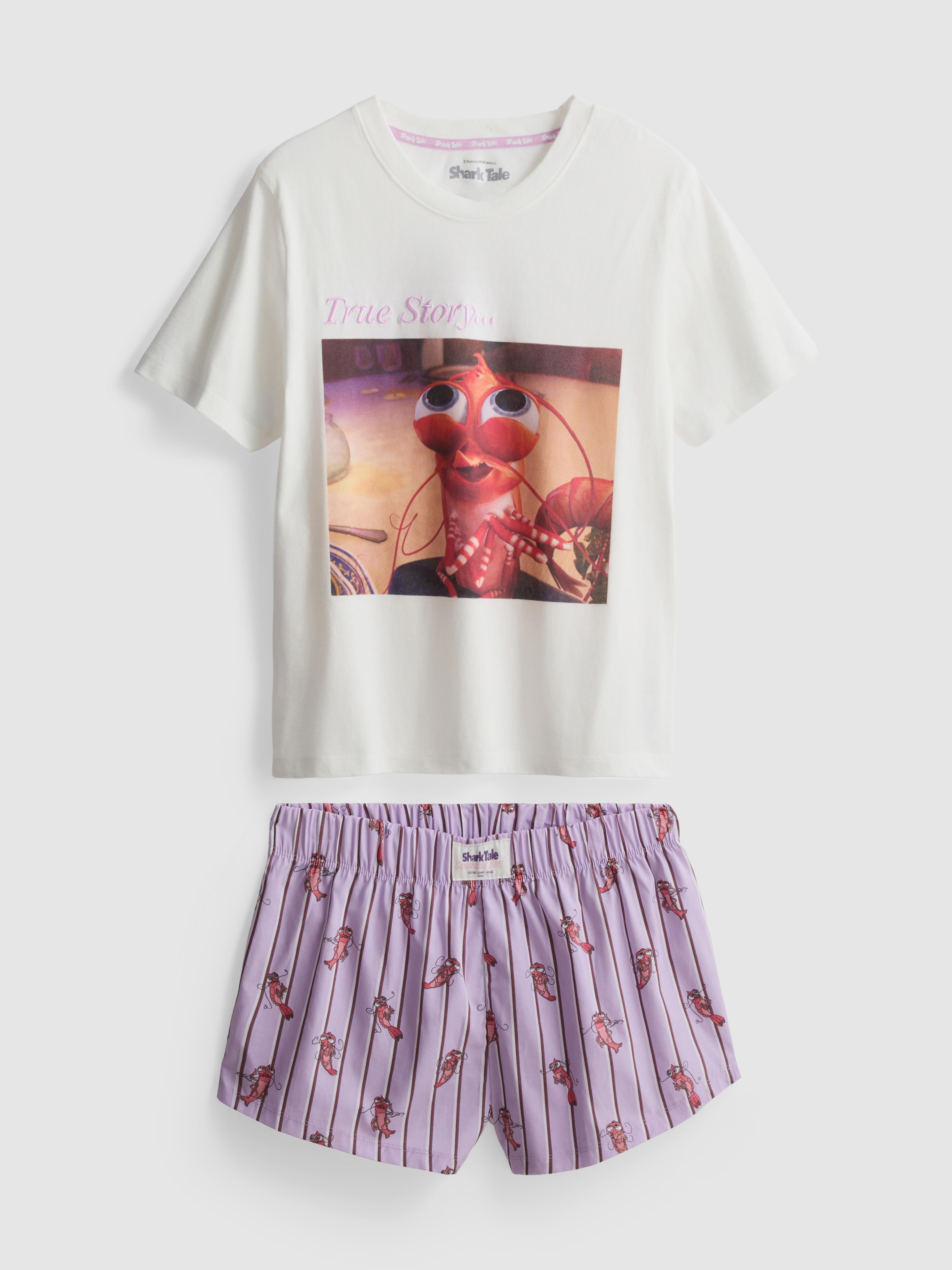 Pyjama short à imprimé Gang de requins