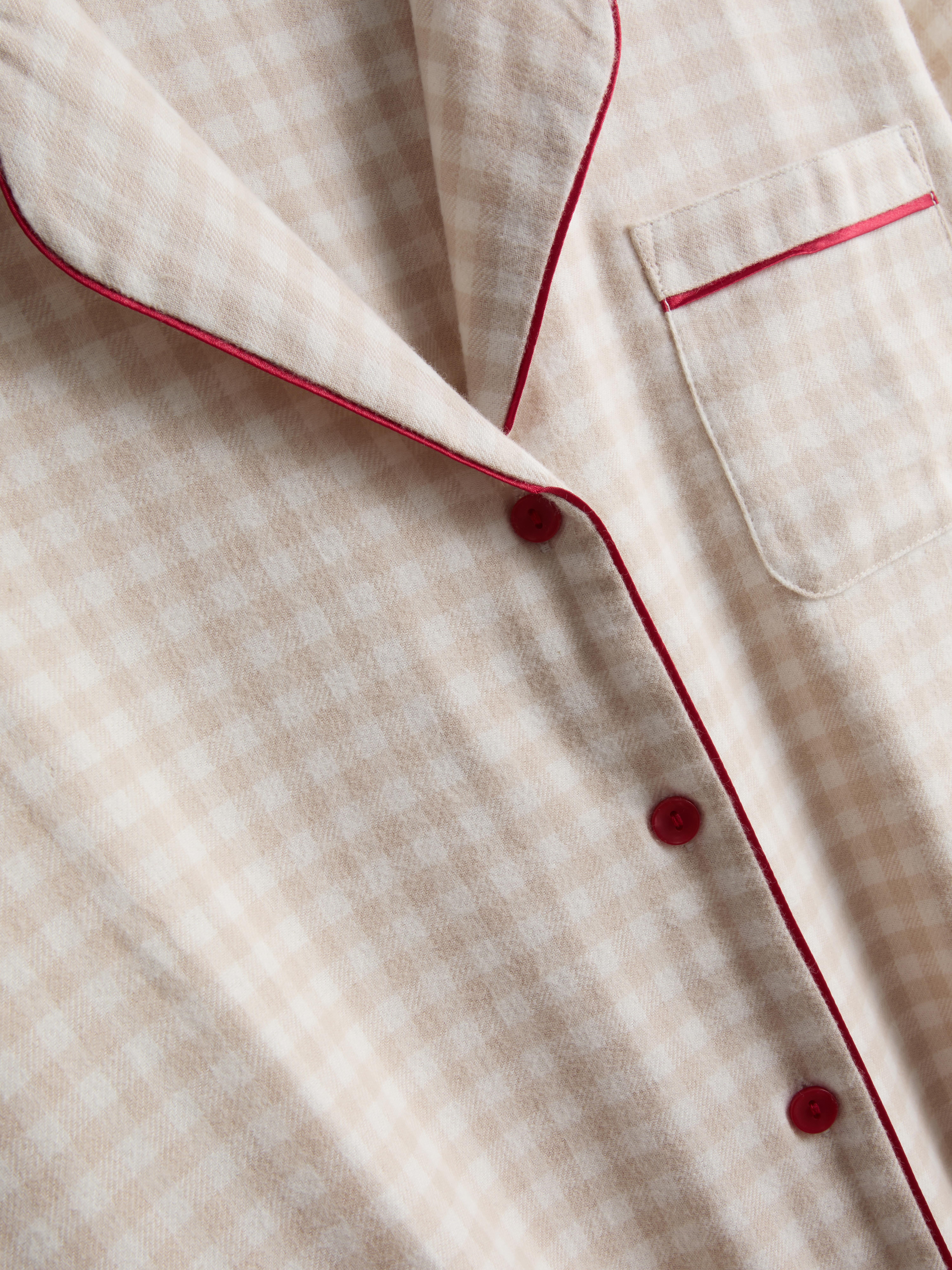 Pure Cotton Flannel Boyfriend Pajamas