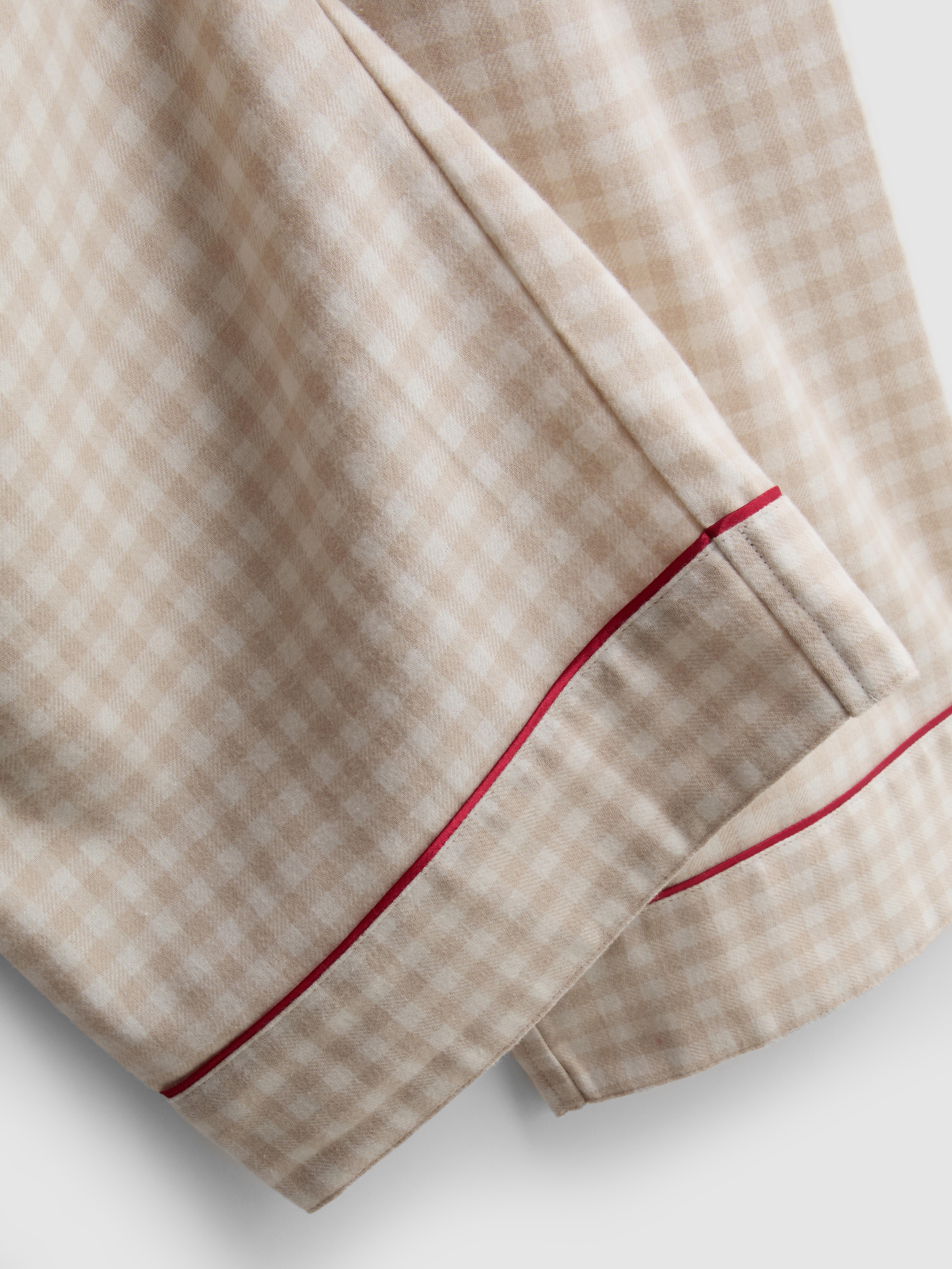 Pure Cotton Flannel Boyfriend Pajamas