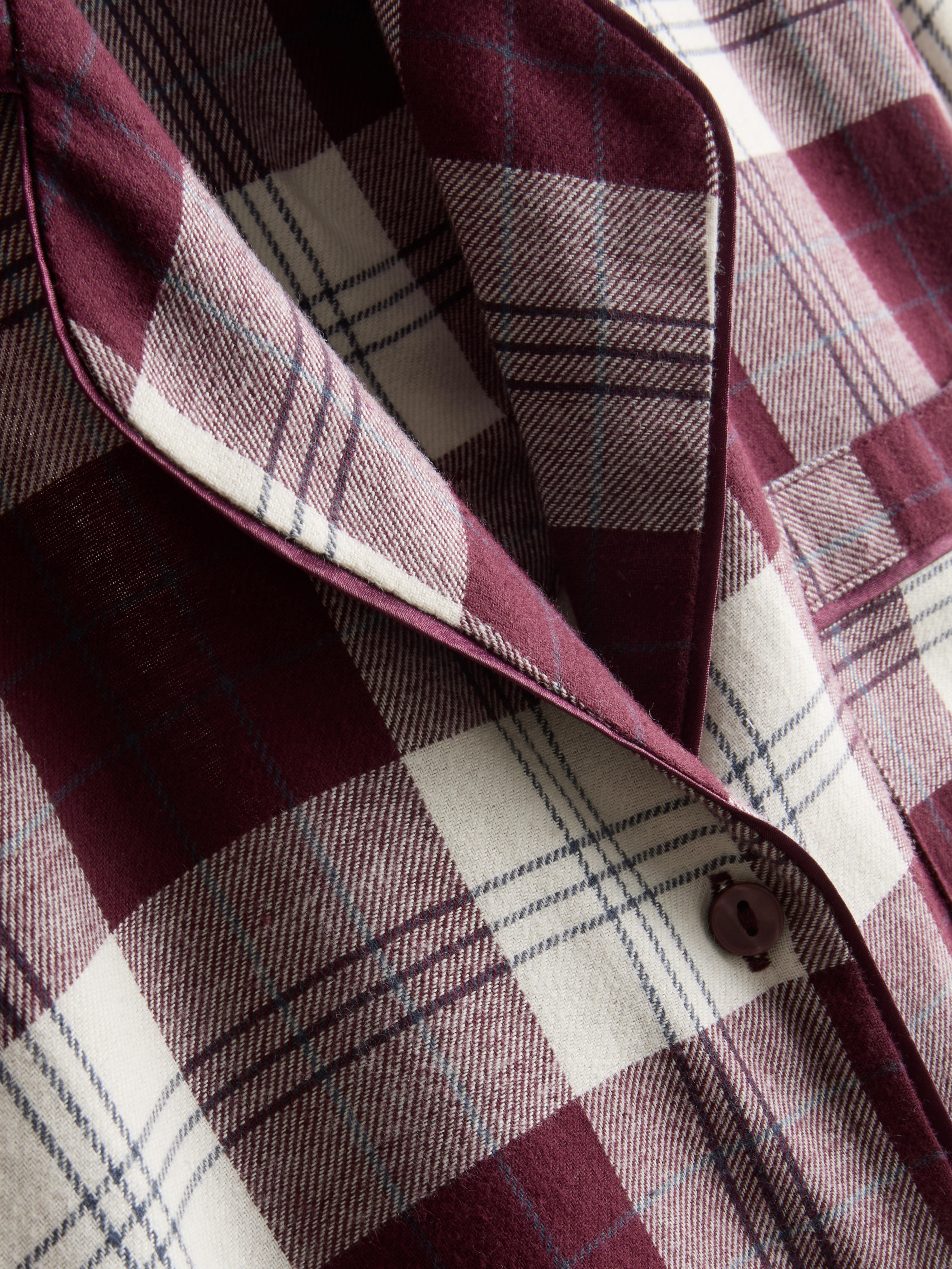 Pure Cotton Flannel Boyfriend Pyjamas