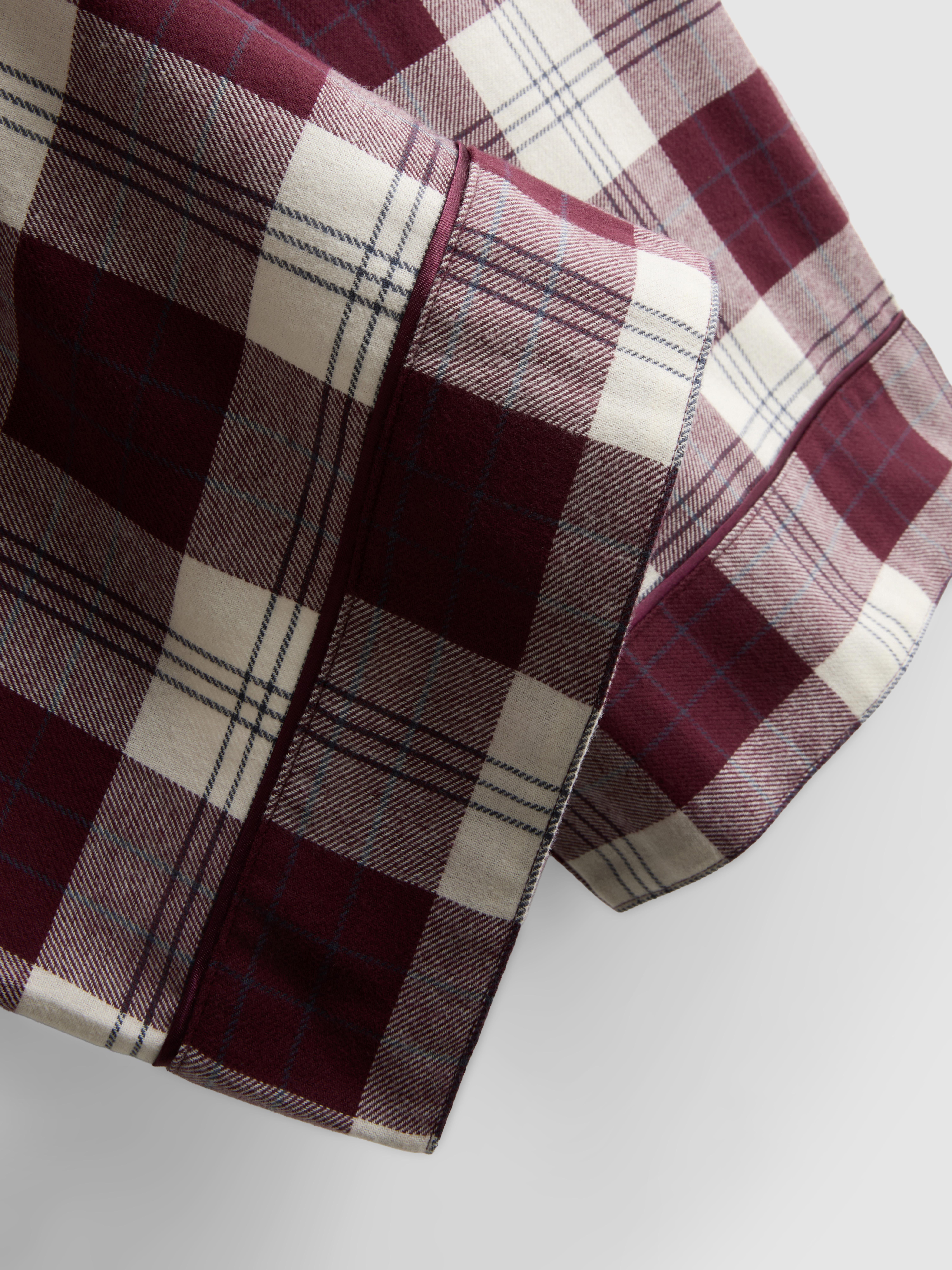 Pure Cotton Flannel Boyfriend Pajamas