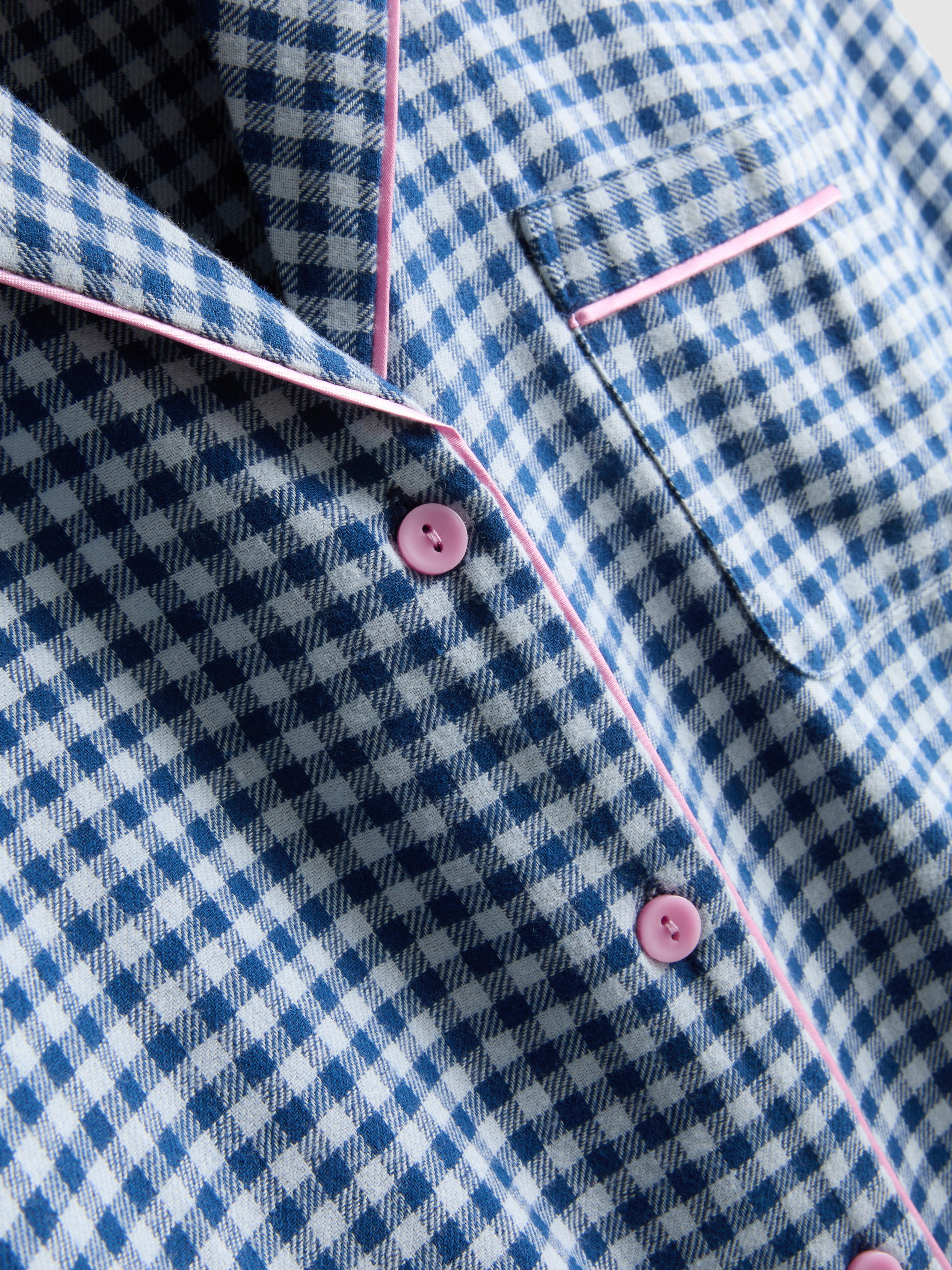Pure Cotton Flannel Boyfriend Pajamas