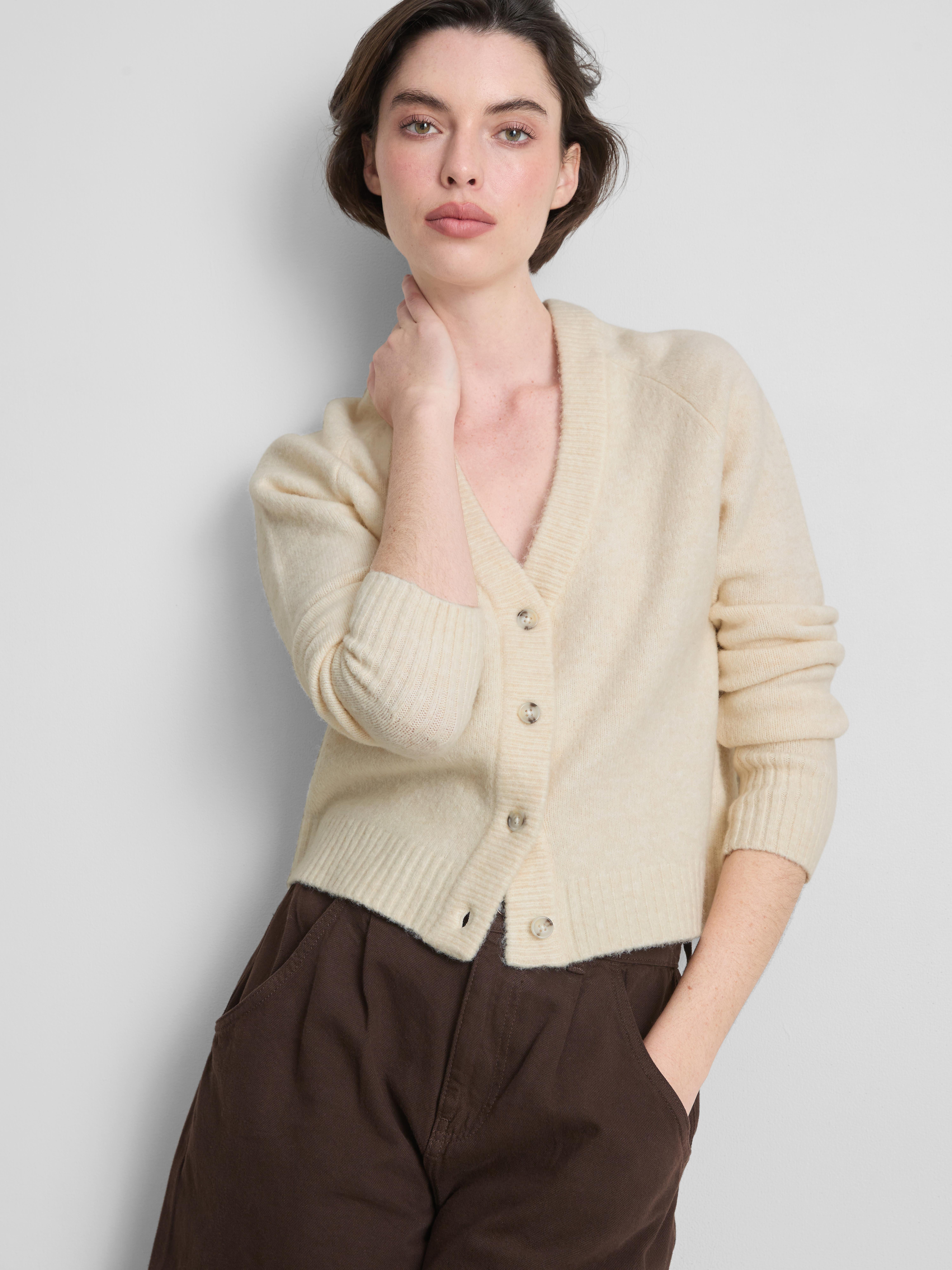 Gilet en maille à col en V