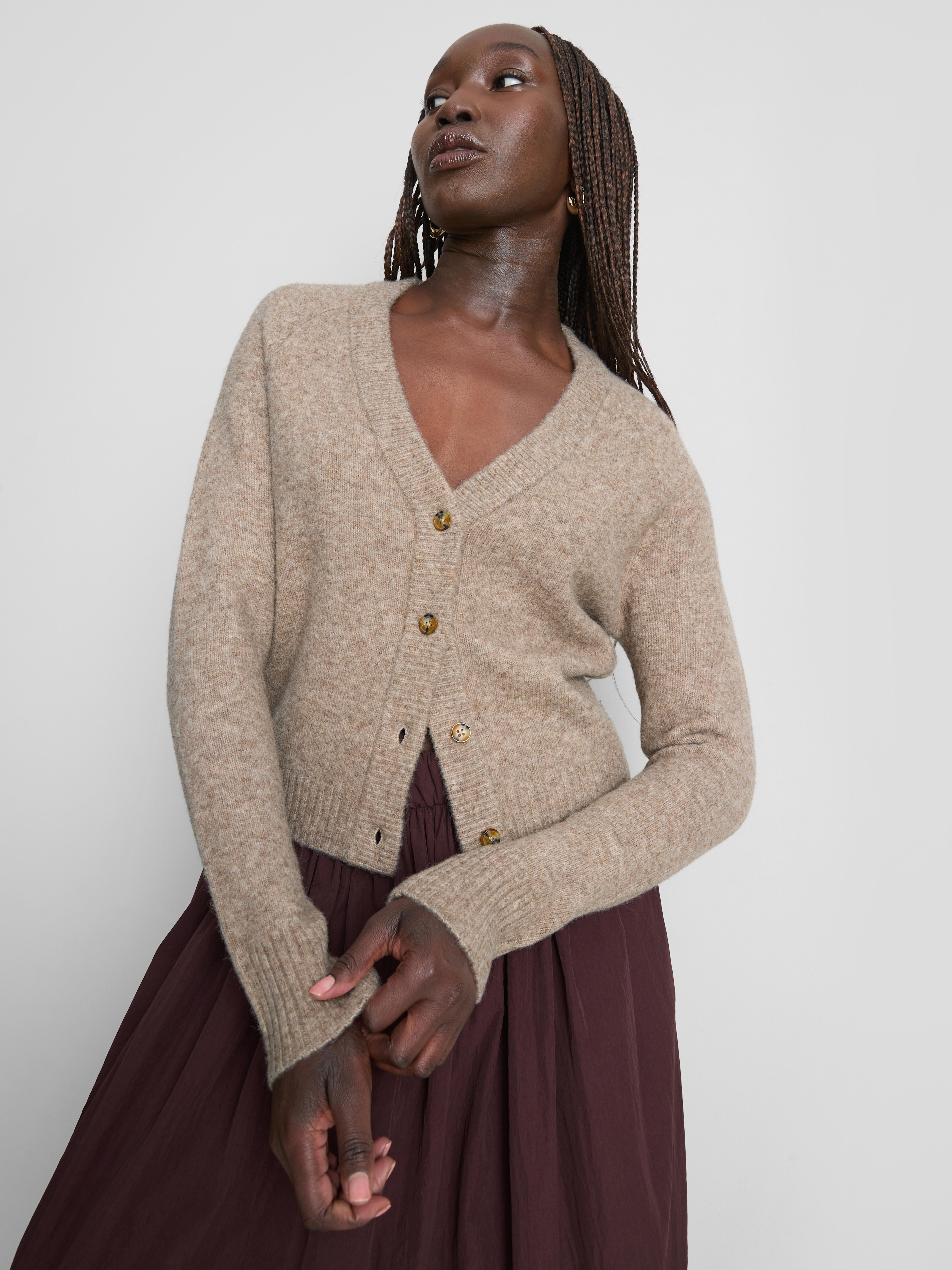 Gilet en maille à col en V
