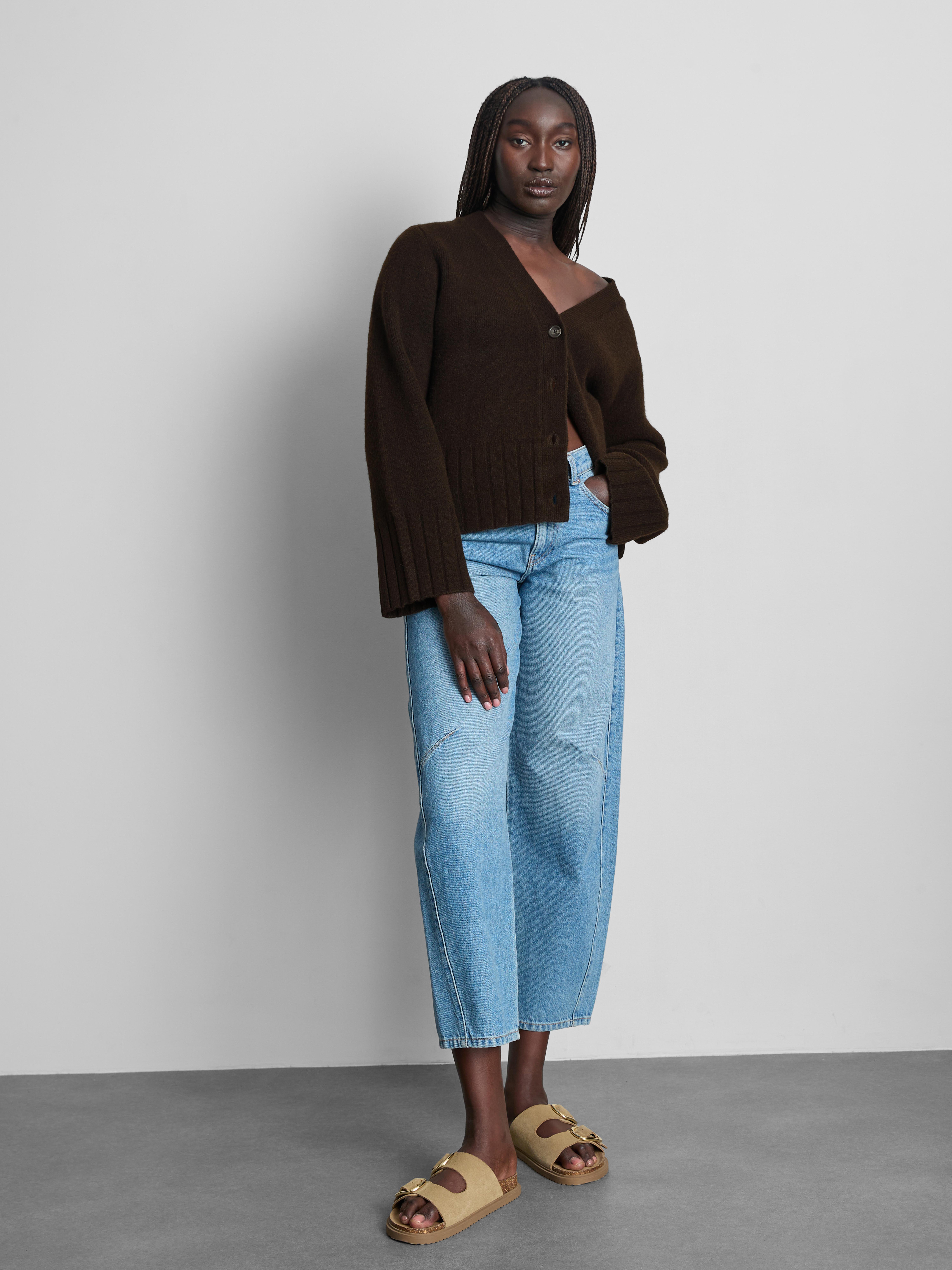Relaxed Wide Sleeve Cardigan