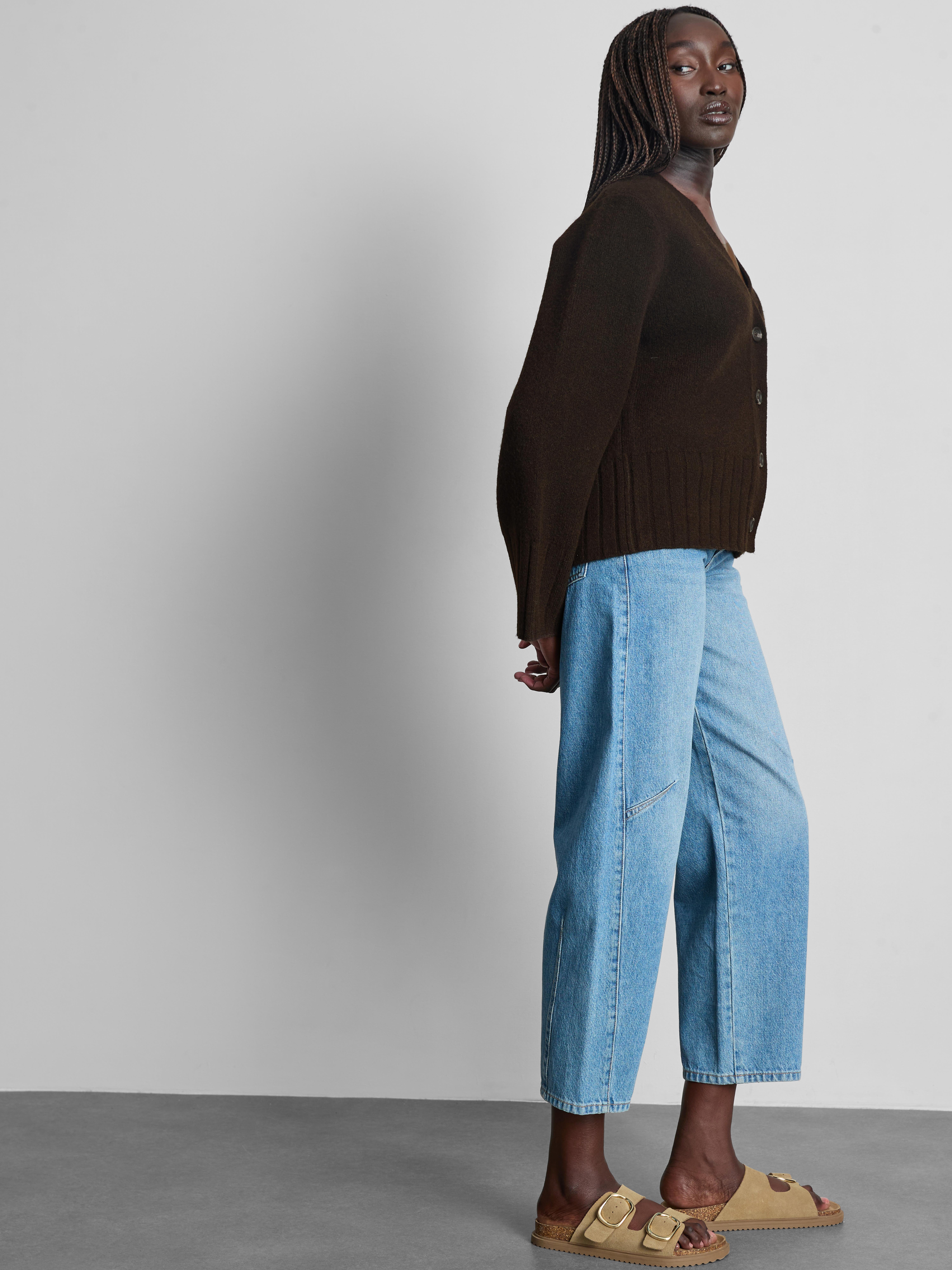 Relaxed Wide Sleeve Cardigan