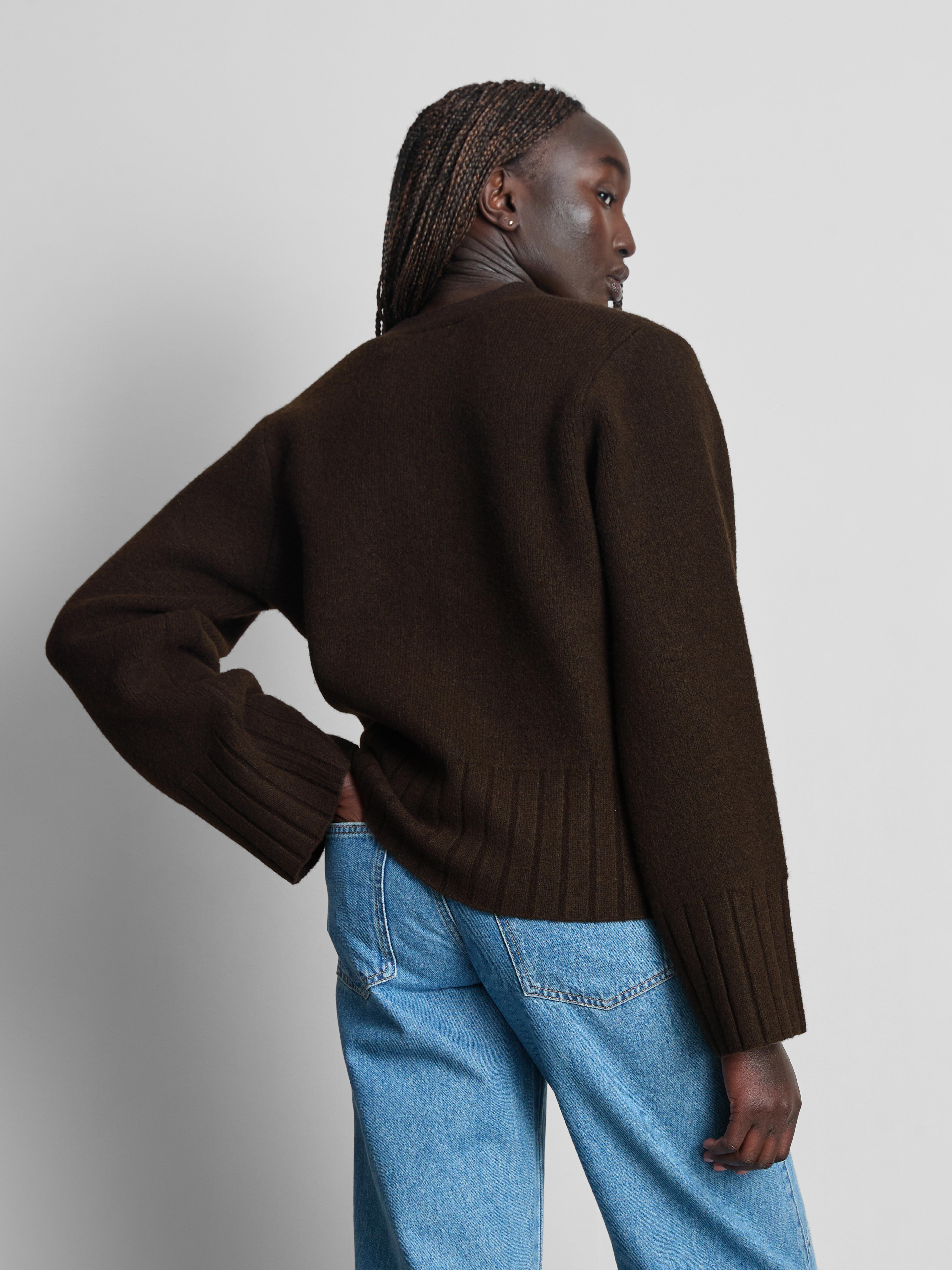 Relaxed Wide Sleeve Cardigan