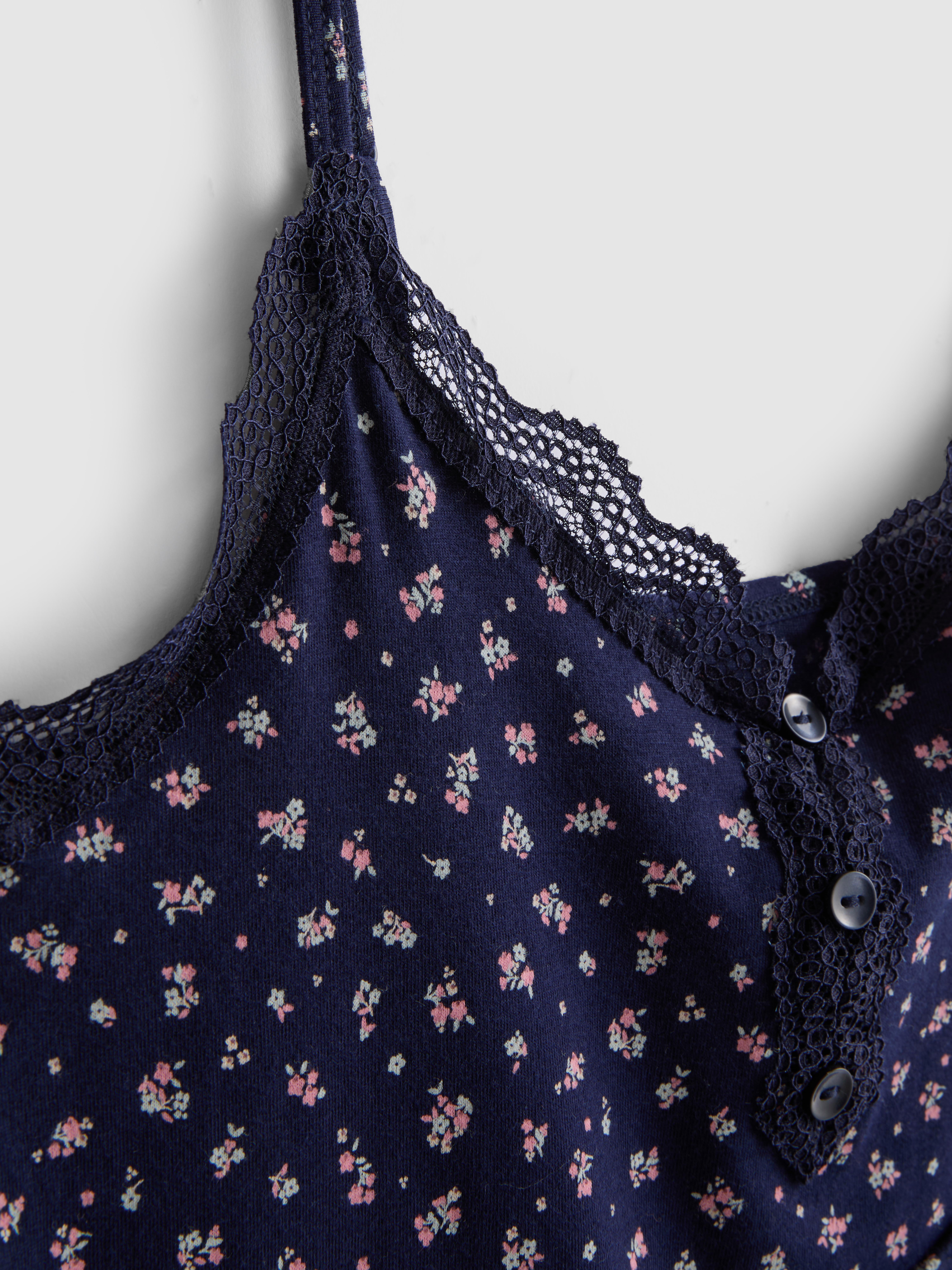 Katoenrijke pyjama met short en hemdje Love To Lounge