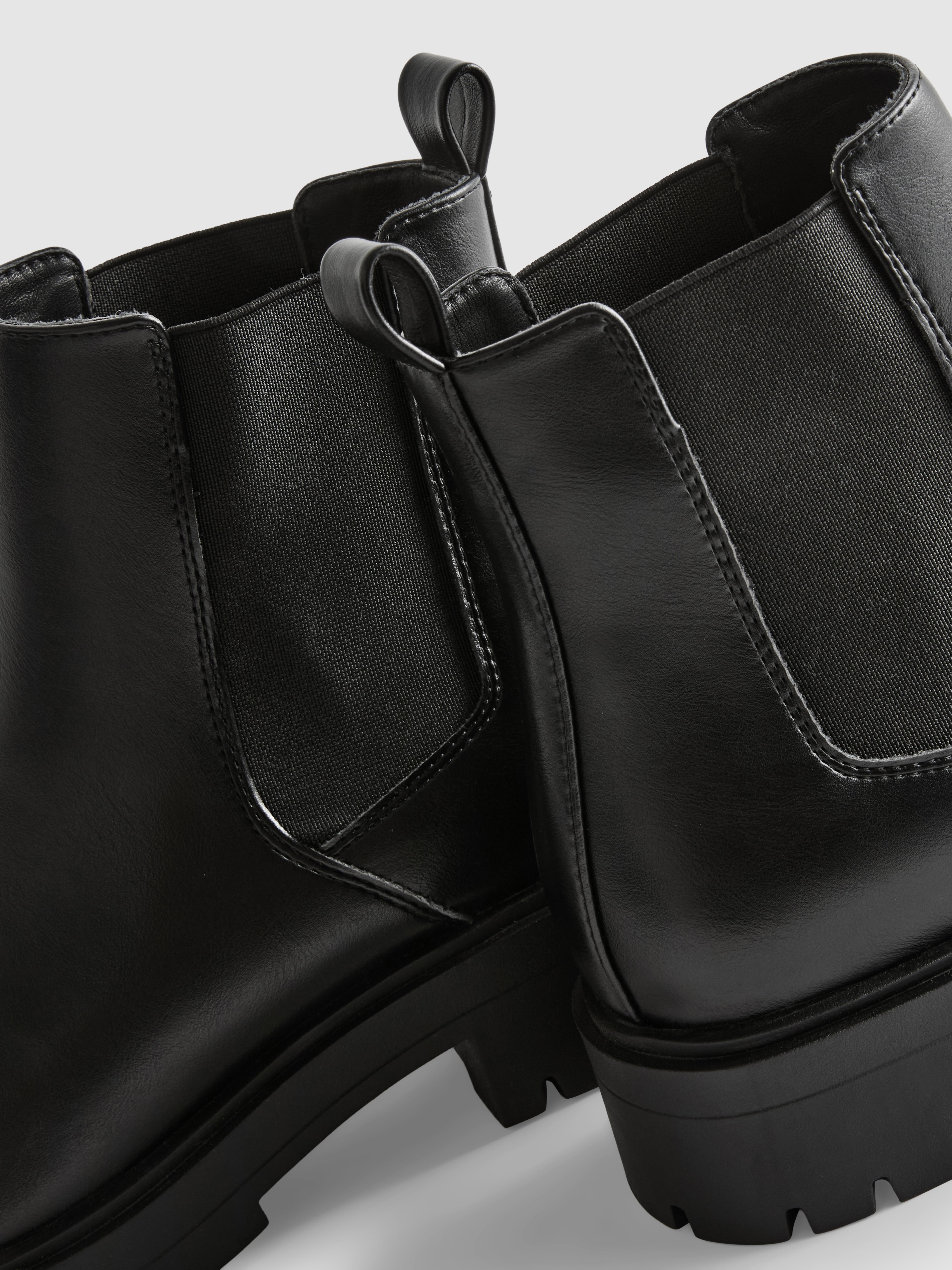Robuuste Chelsea-boots van imitatieleer