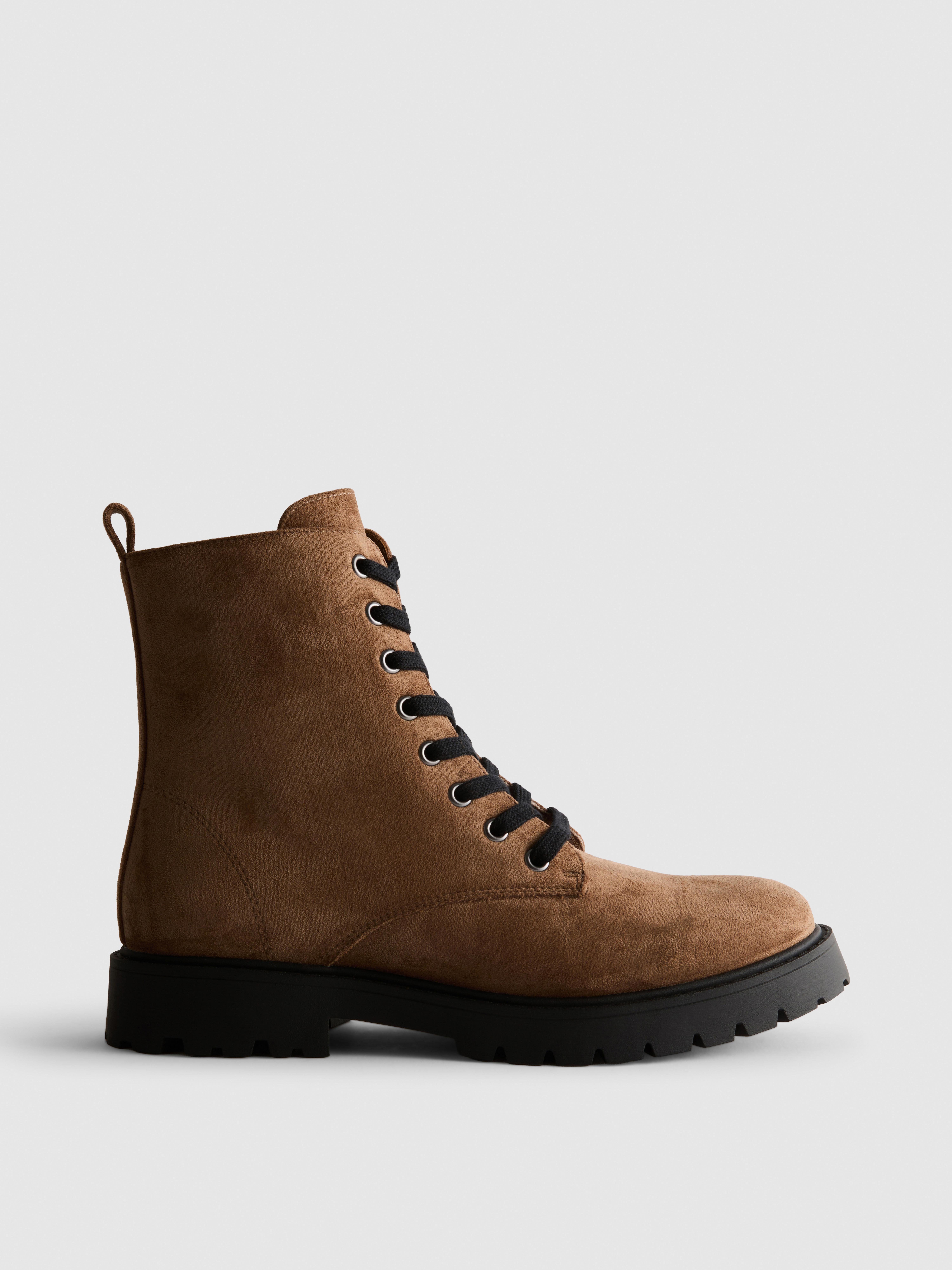 Suèdine bikerboots