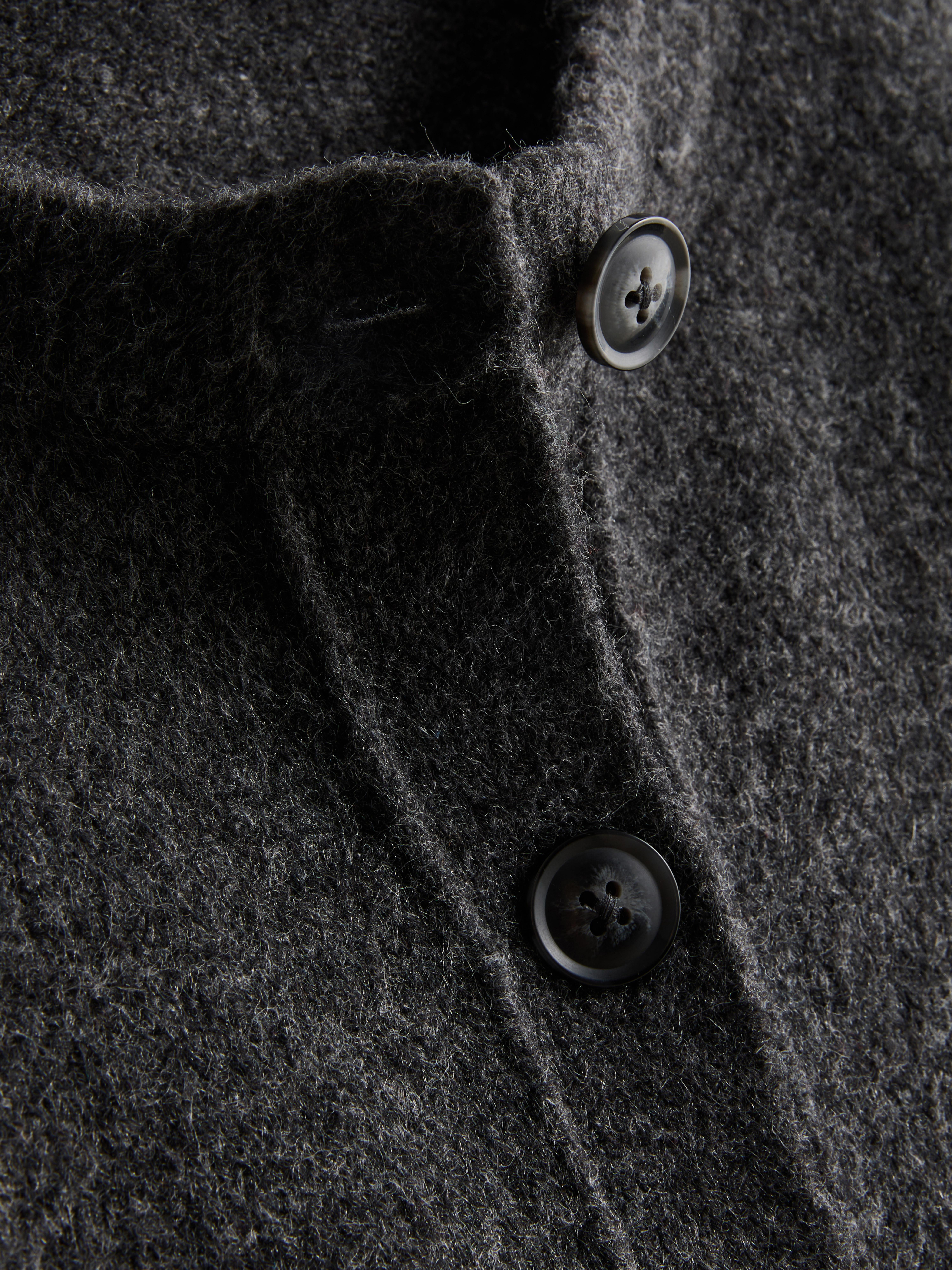 Relaxed Knitted Crew Neck Cardigan