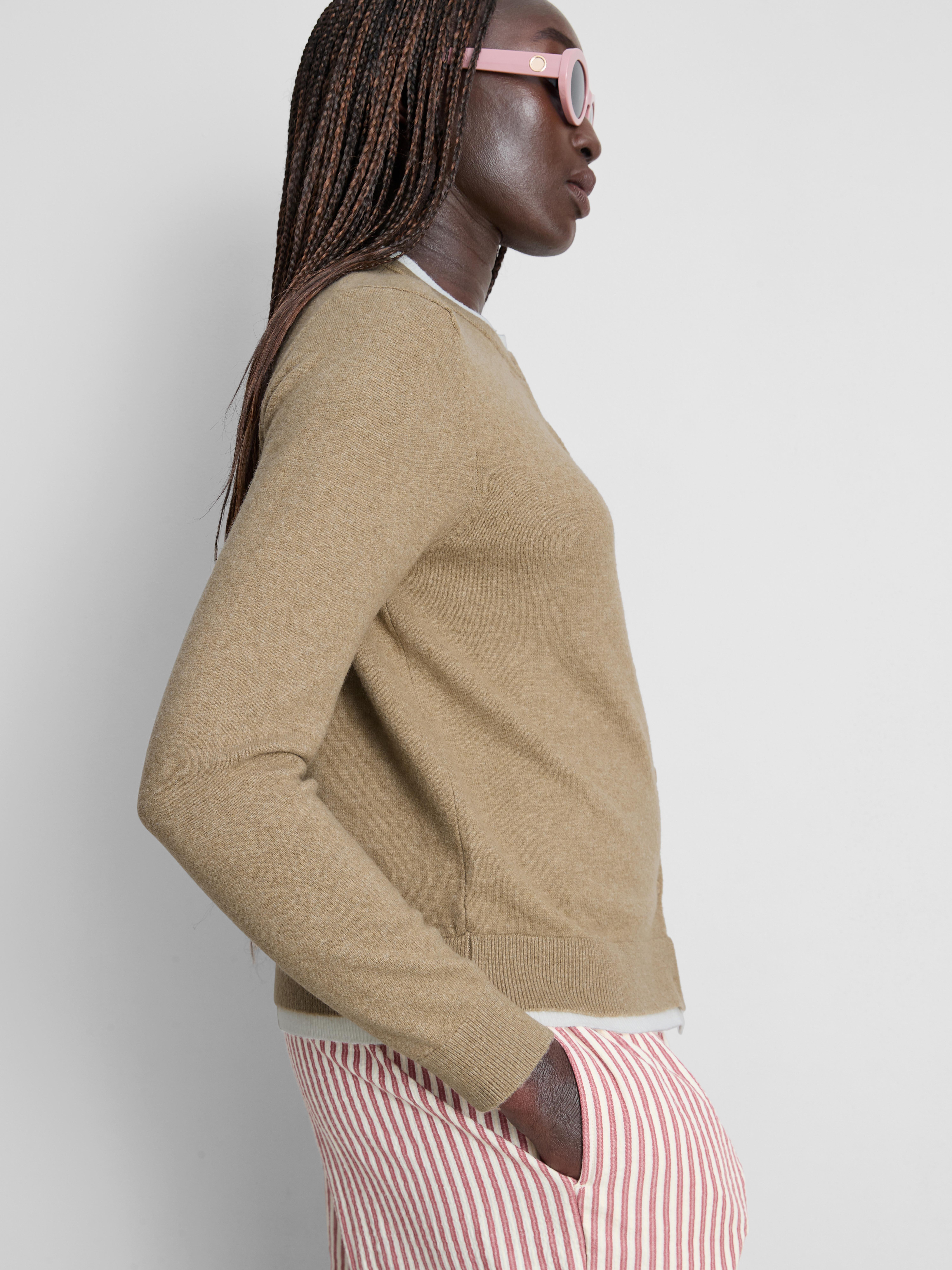 Knitted Double Layered Cardigan