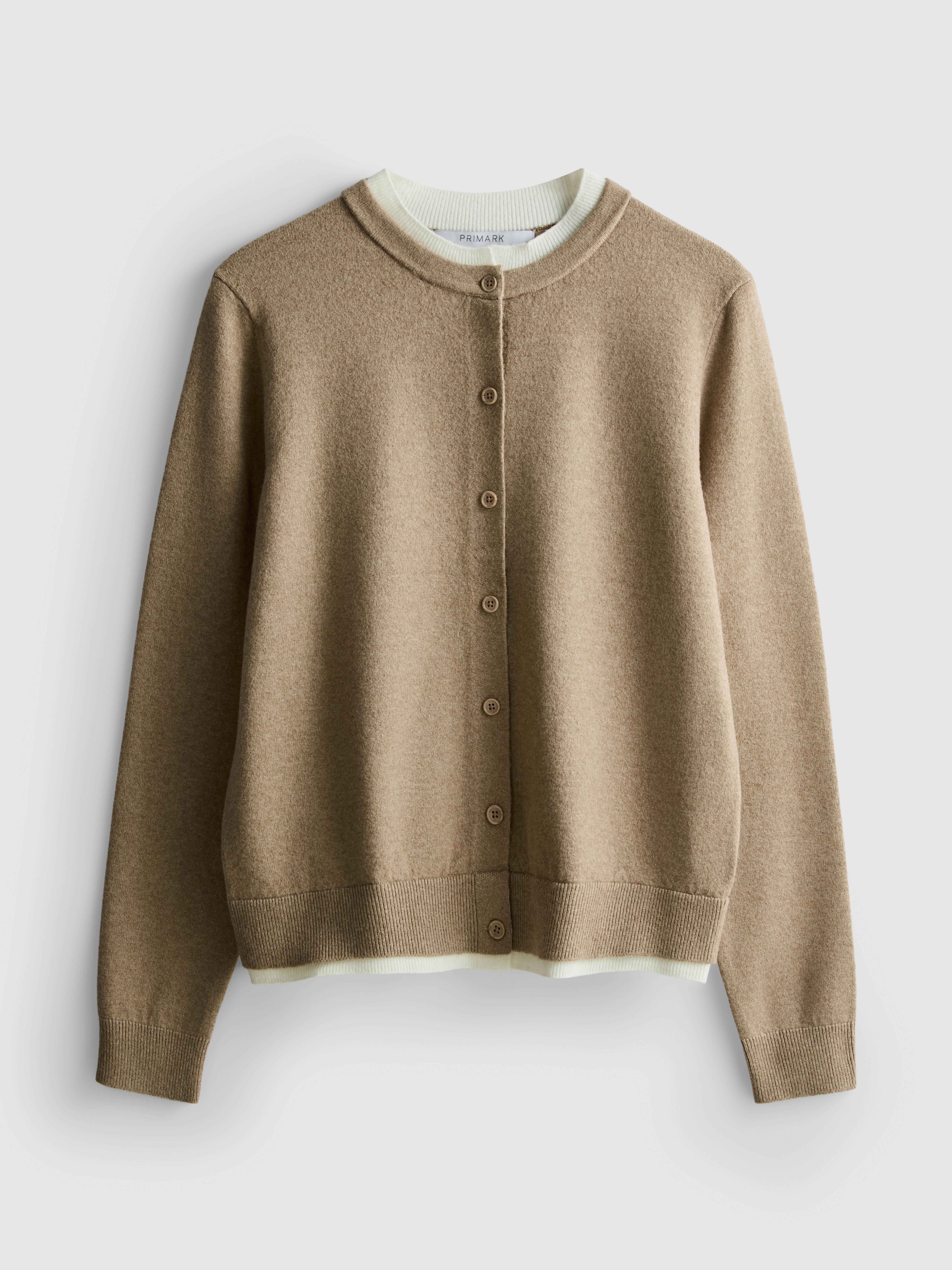 Knitted Double Layered Cardigan