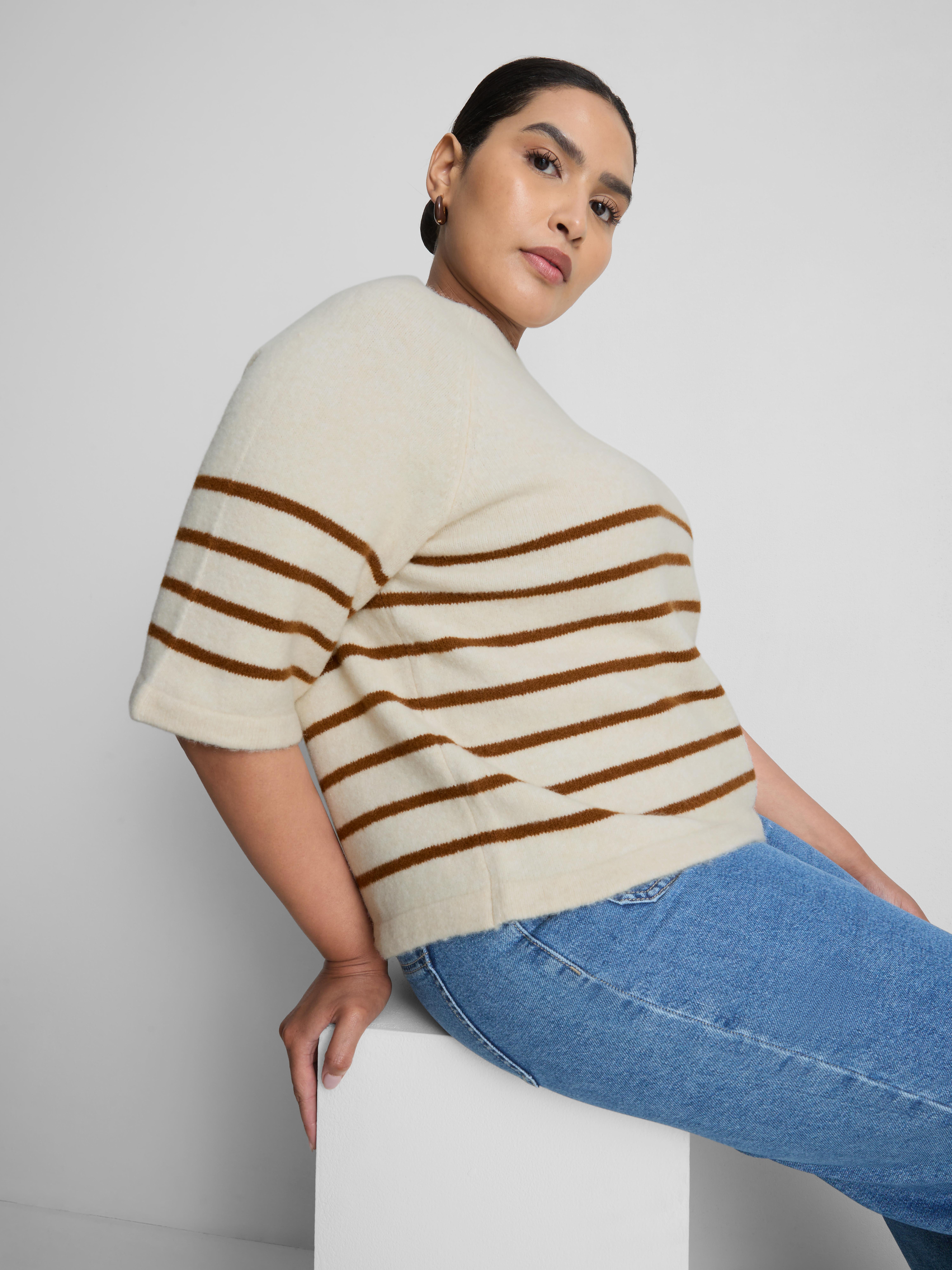 T-shirt droit en mélange de laine By Coleen