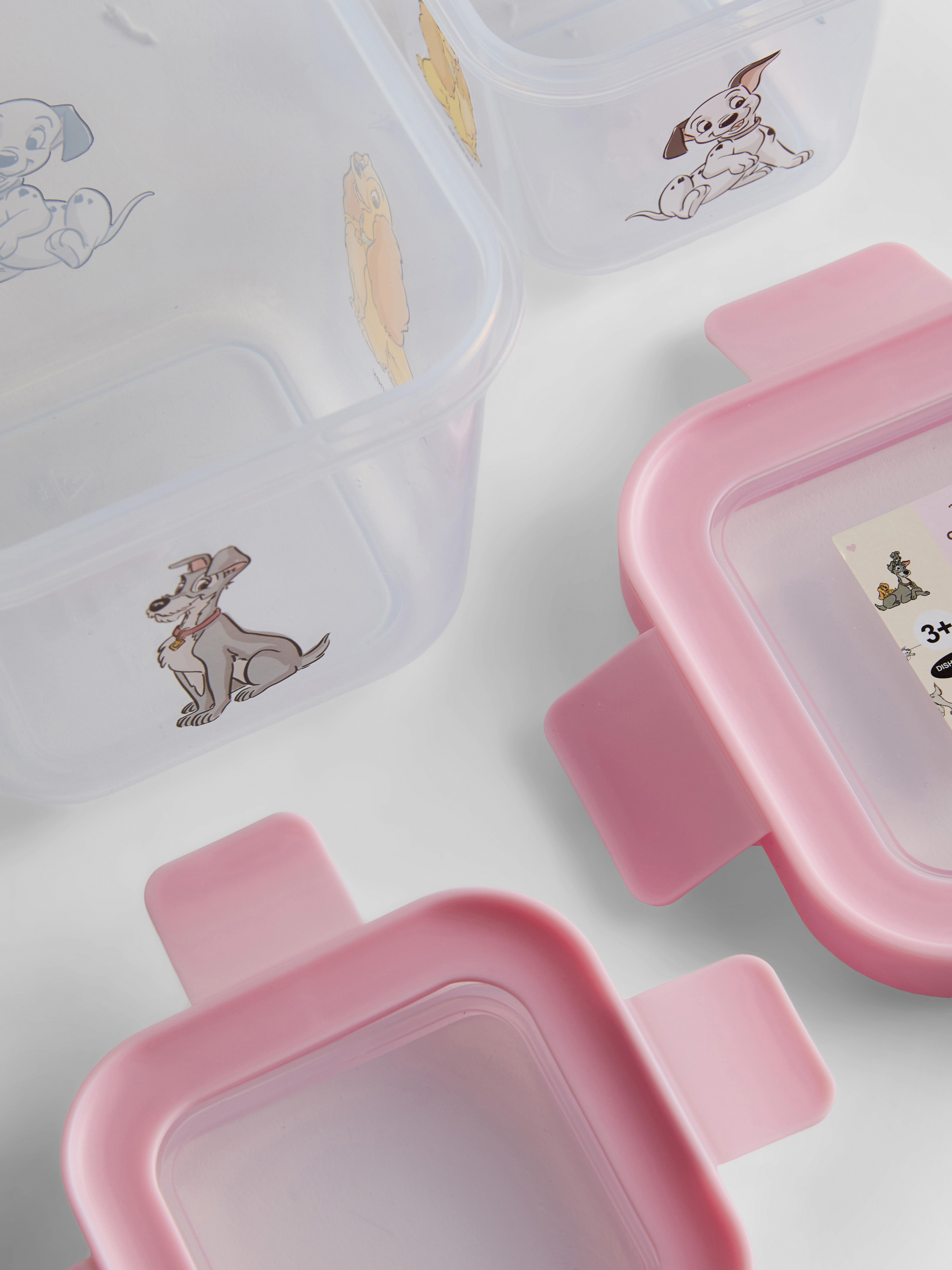 2pk Disney’s Lady And The Tramp Food Storage Containers