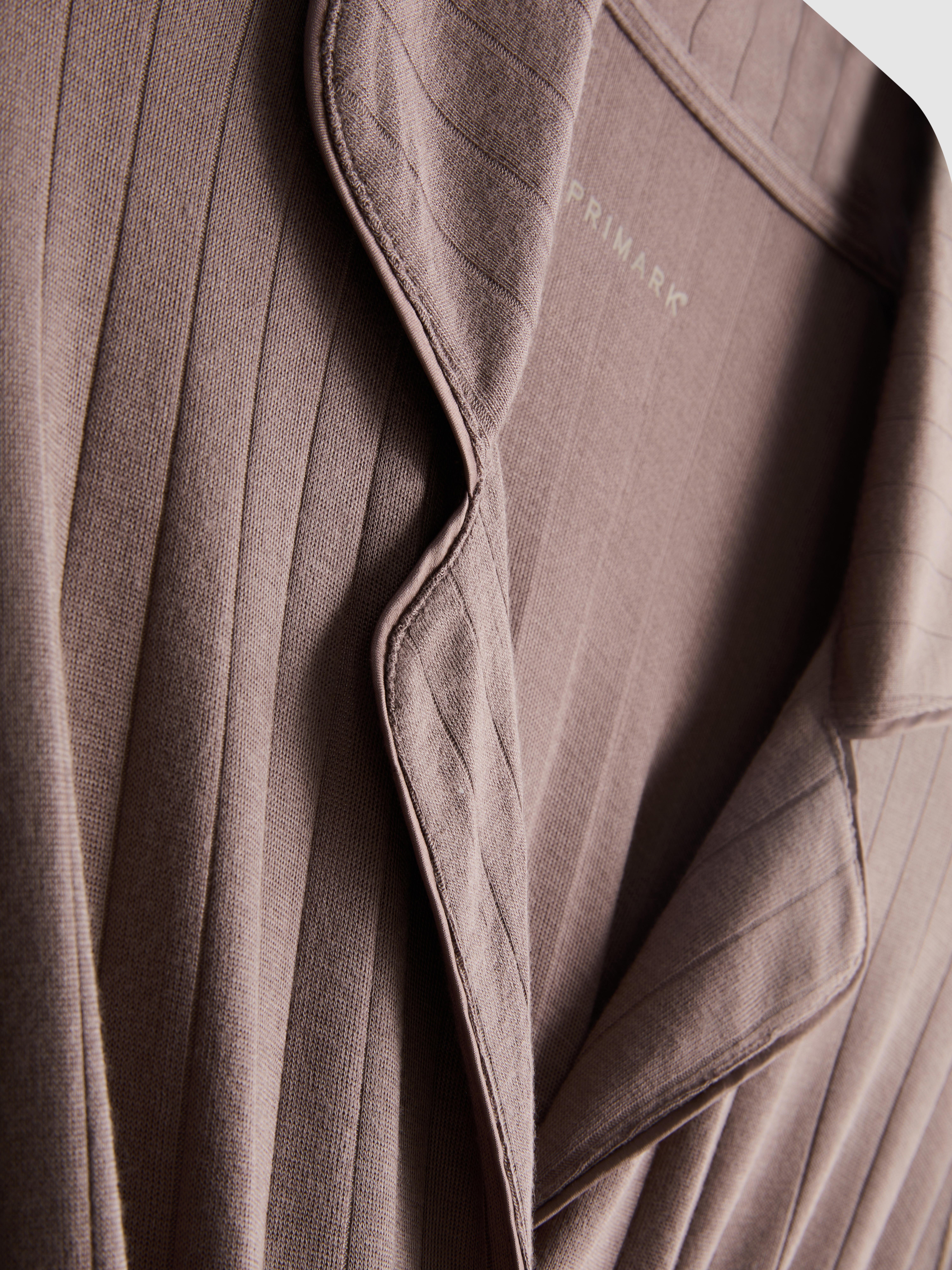 Modal-Rich Ribbed Nightshirt