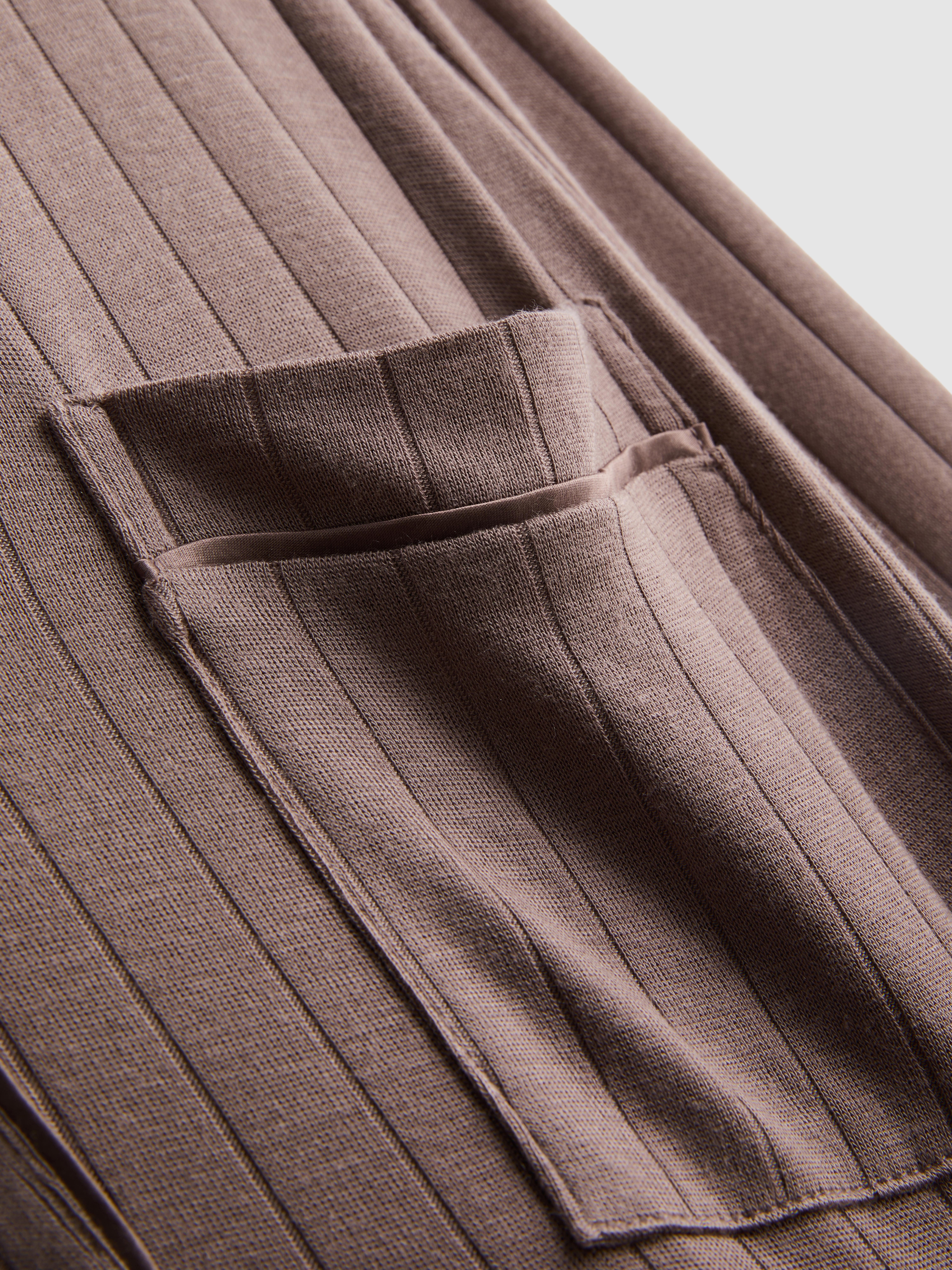 Modal-Rich Ribbed Nightshirt