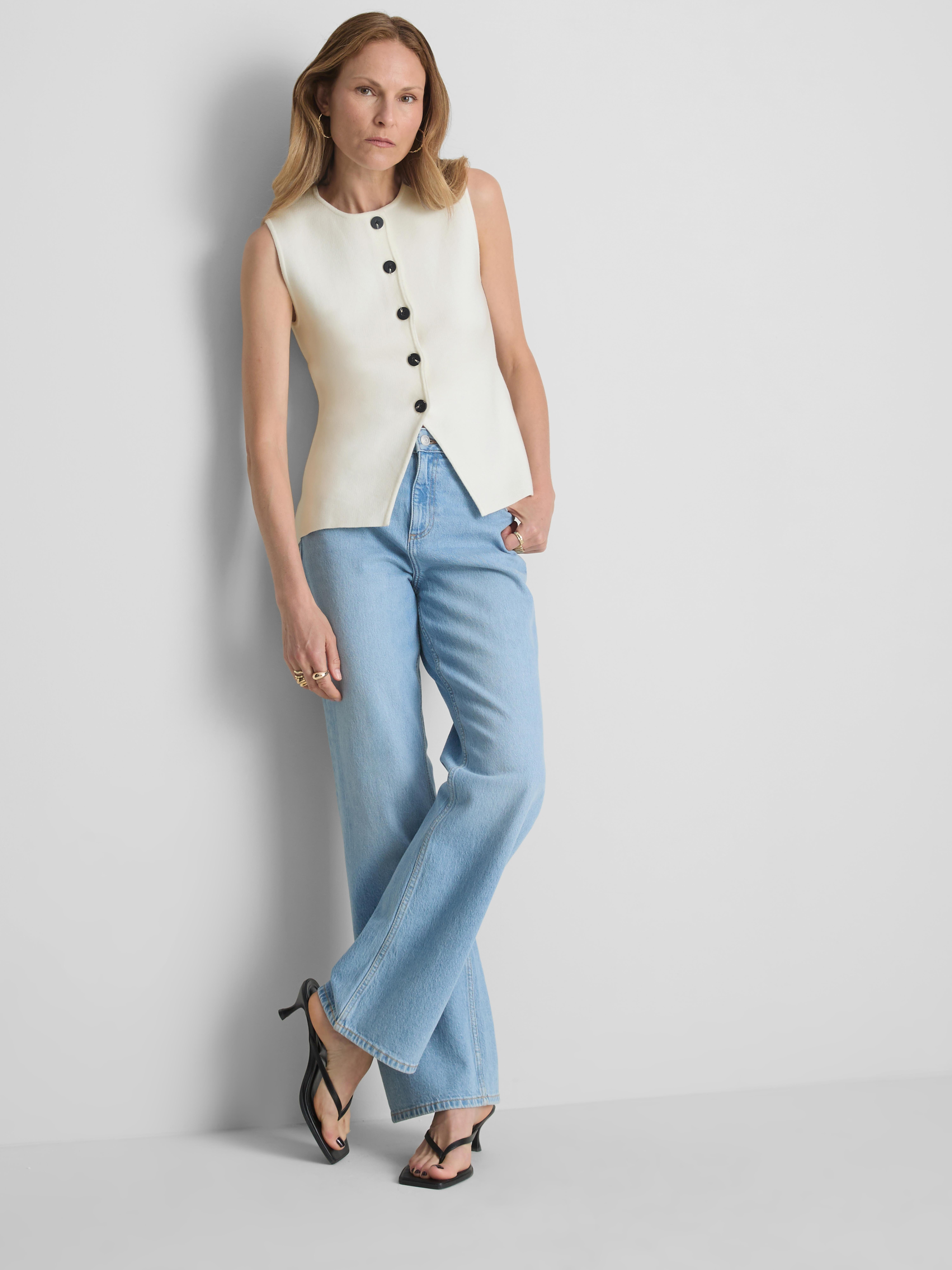 Compact Split Hem Waistcoat