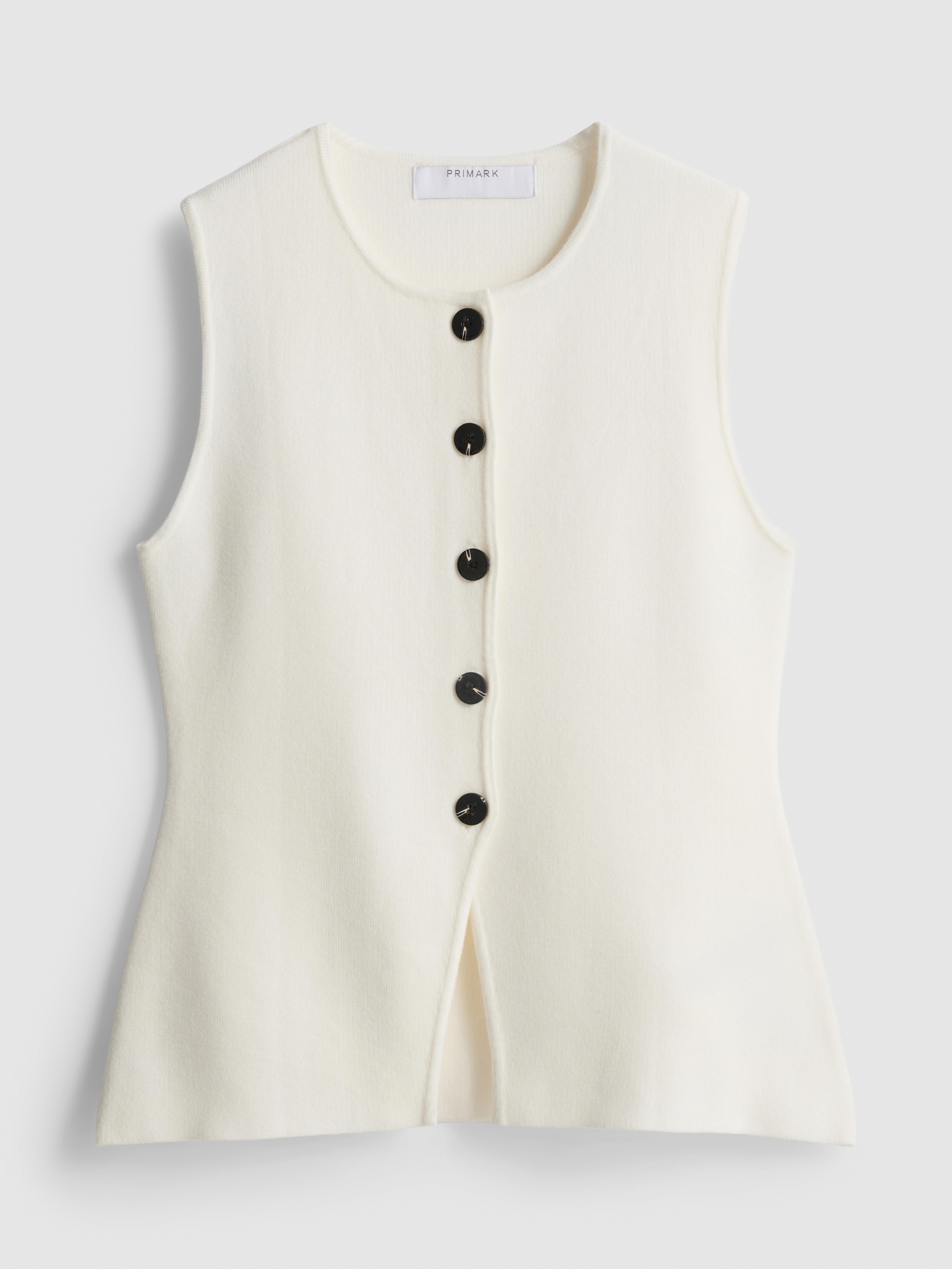 Compact Split Hem Waistcoat