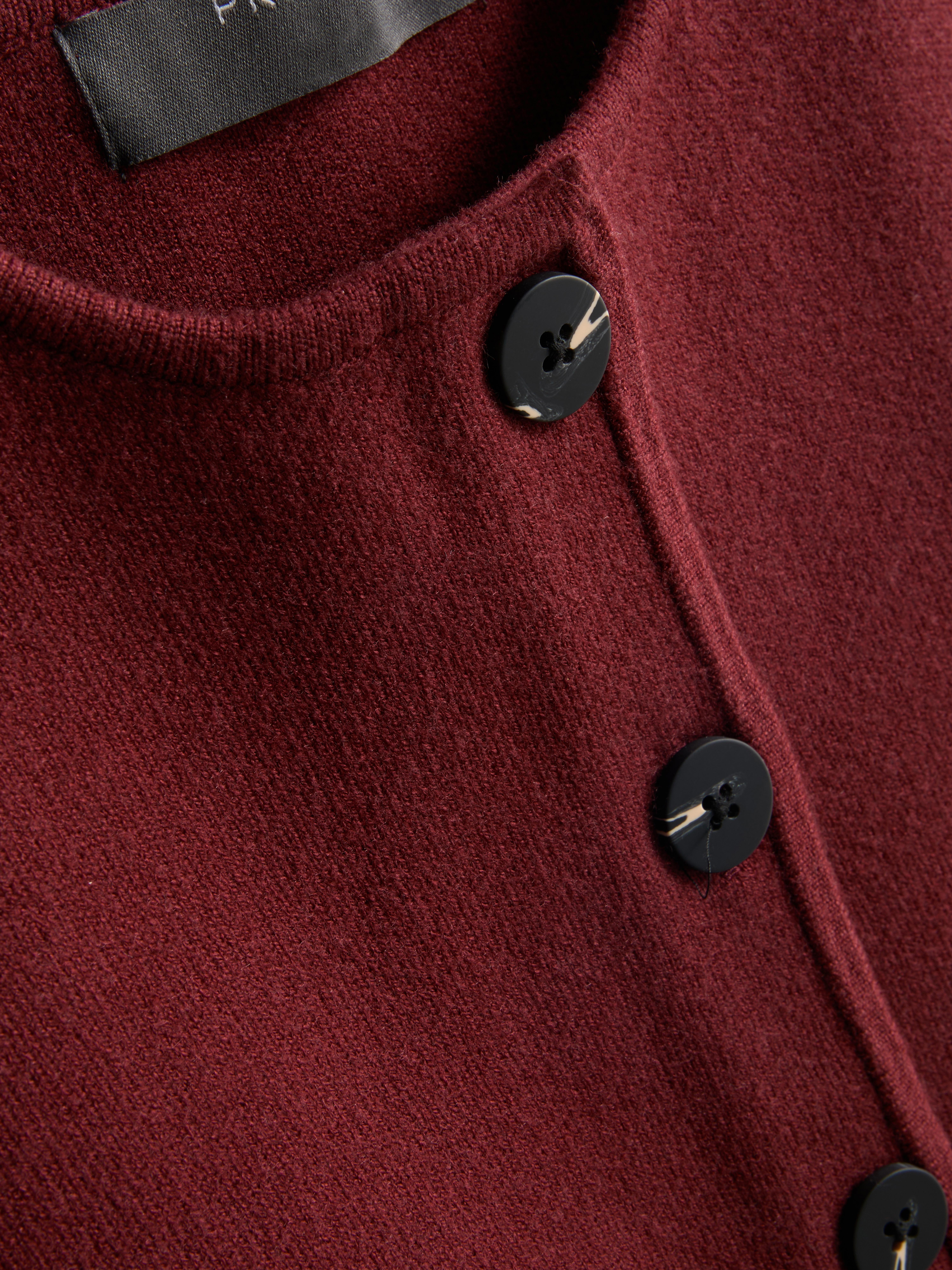 Gilet de costume en maille serrée à ourlet fendu