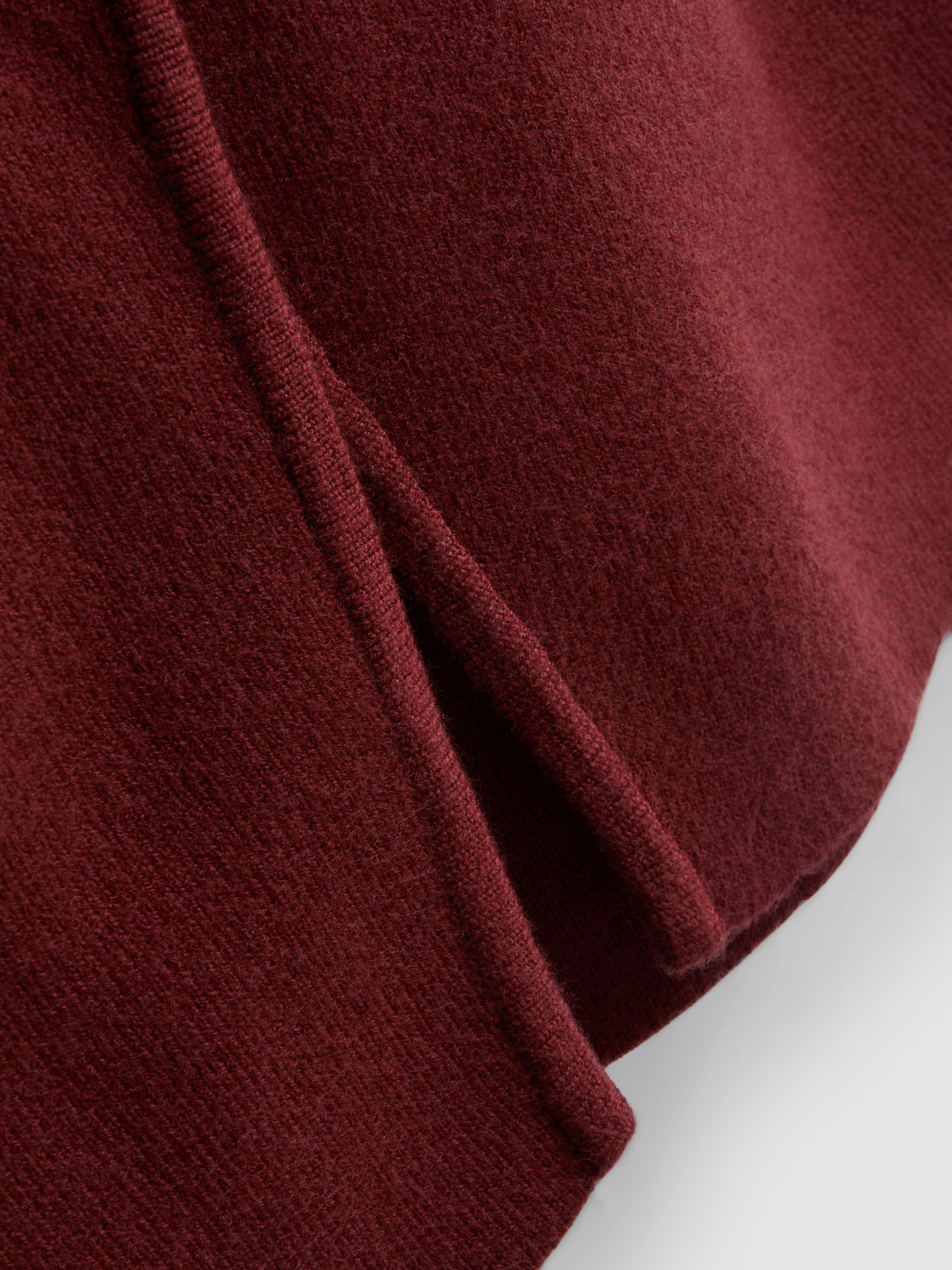 Gilet de costume en maille serrée à ourlet fendu