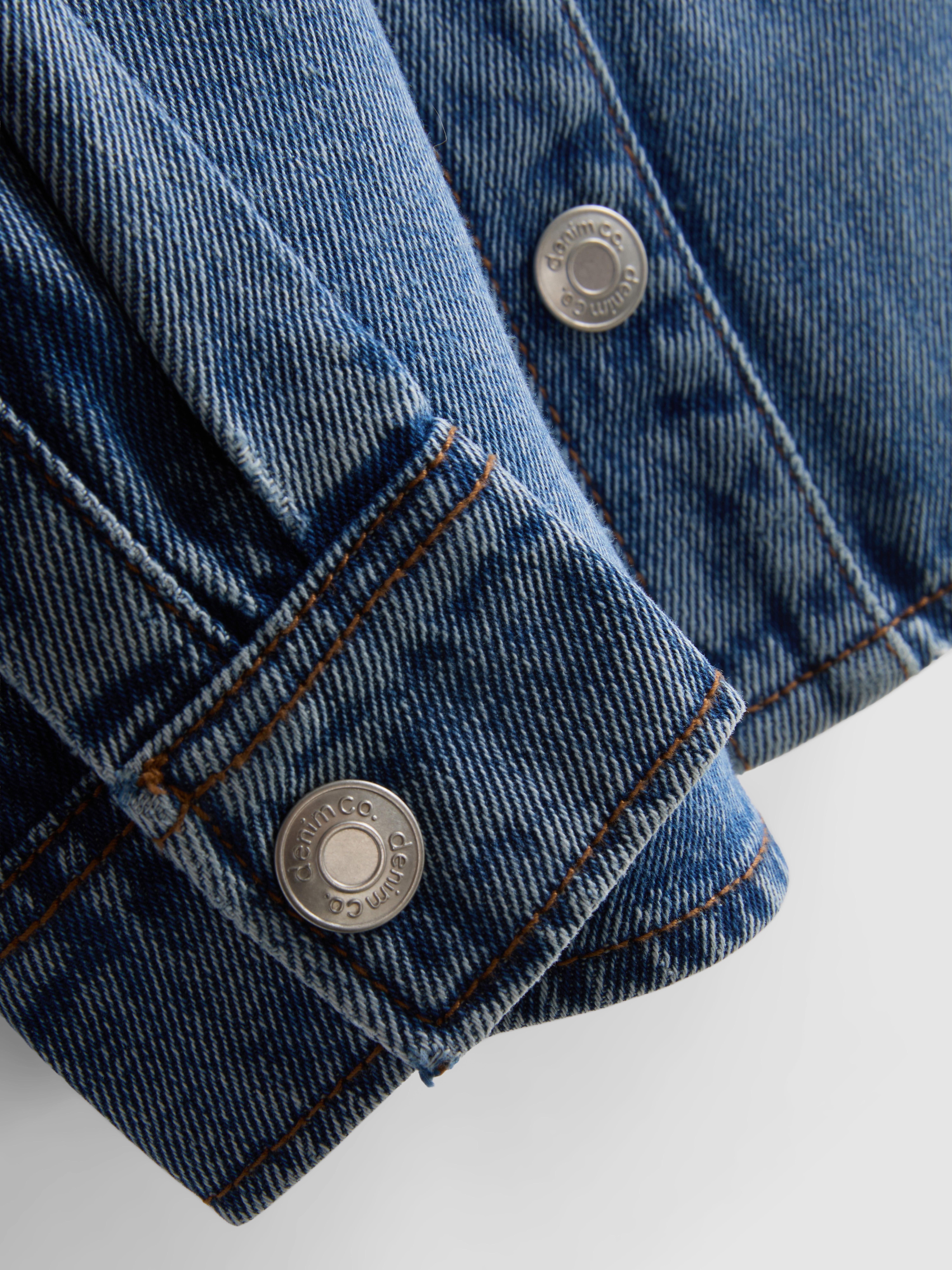 1-9yrs | Pure Cotton Long-Sleeve Denim Button-Down Shirt