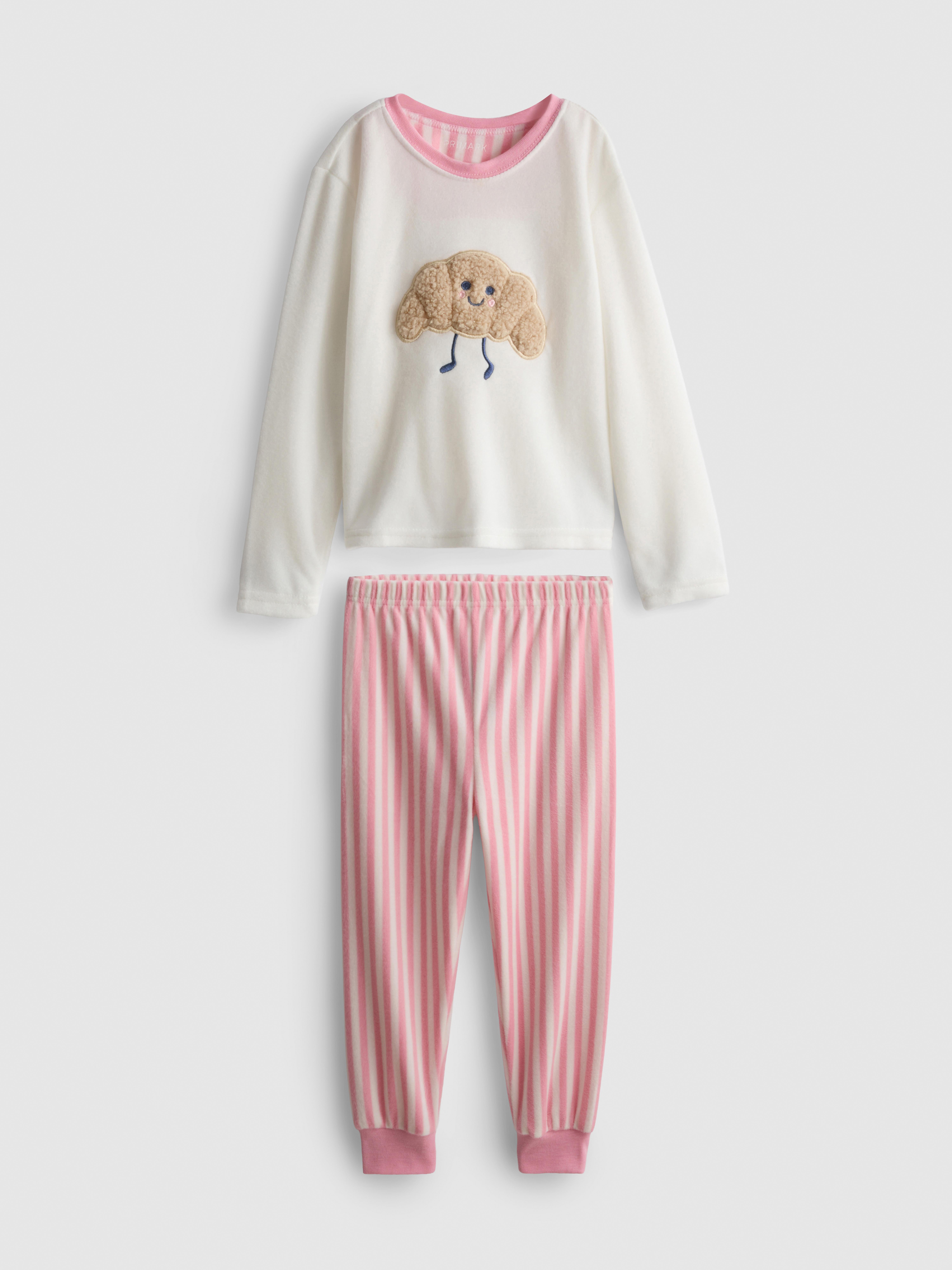 1–9 ans | Pyjama en molleton à motif croissant