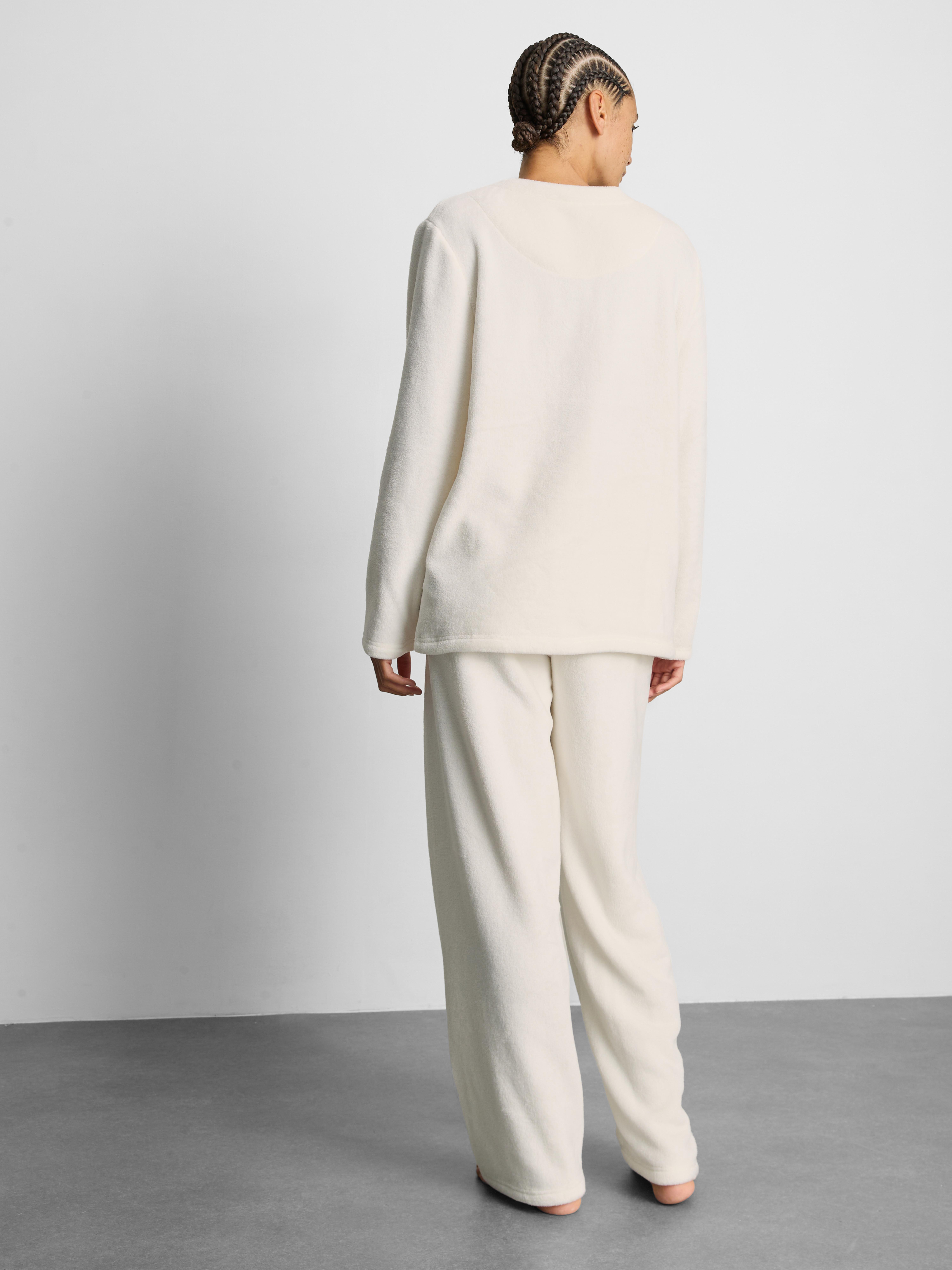 Plush Sweatshirt Graphic Pajamas