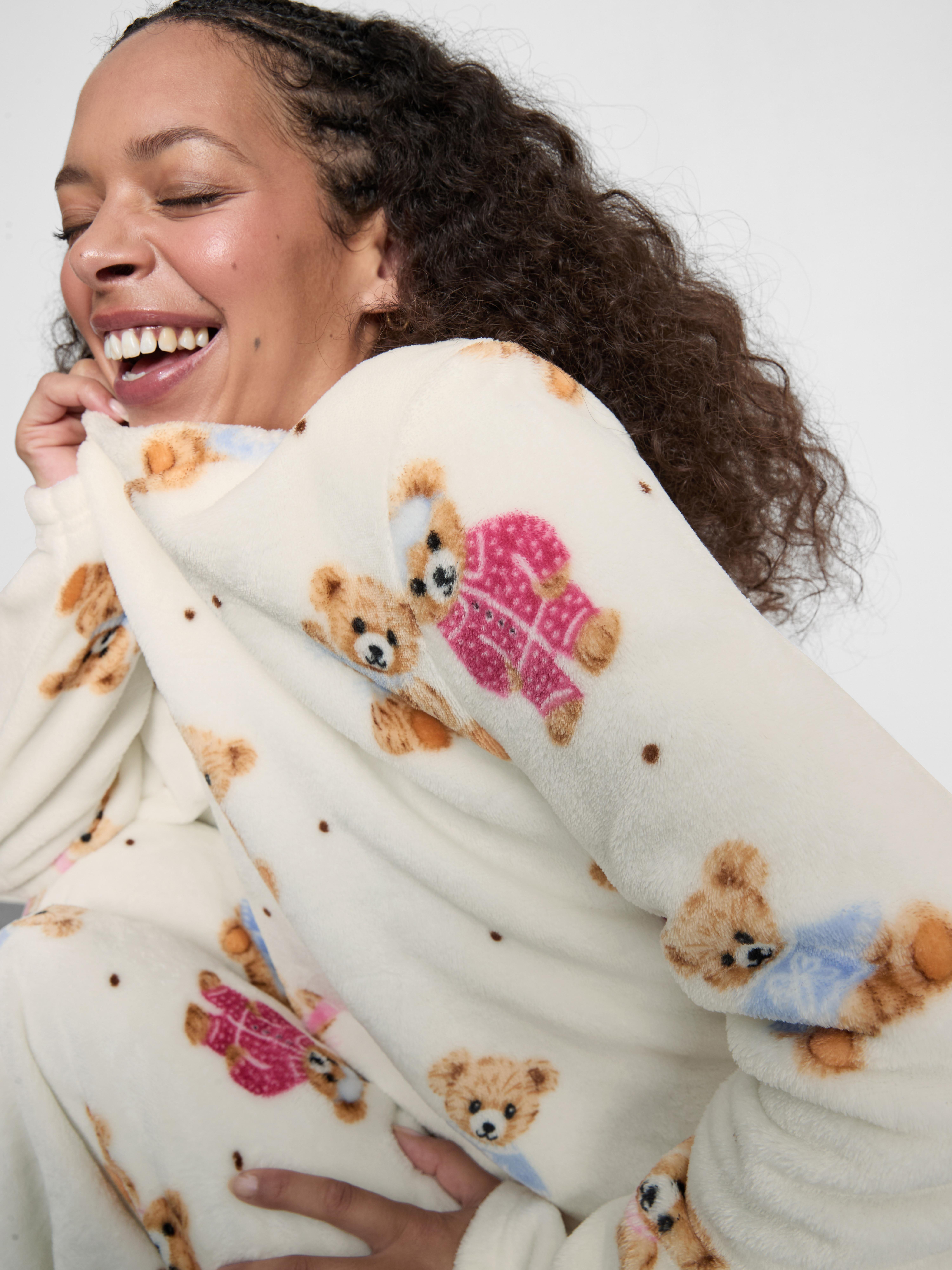 Plush Sweatshirt Graphic Pyjamas