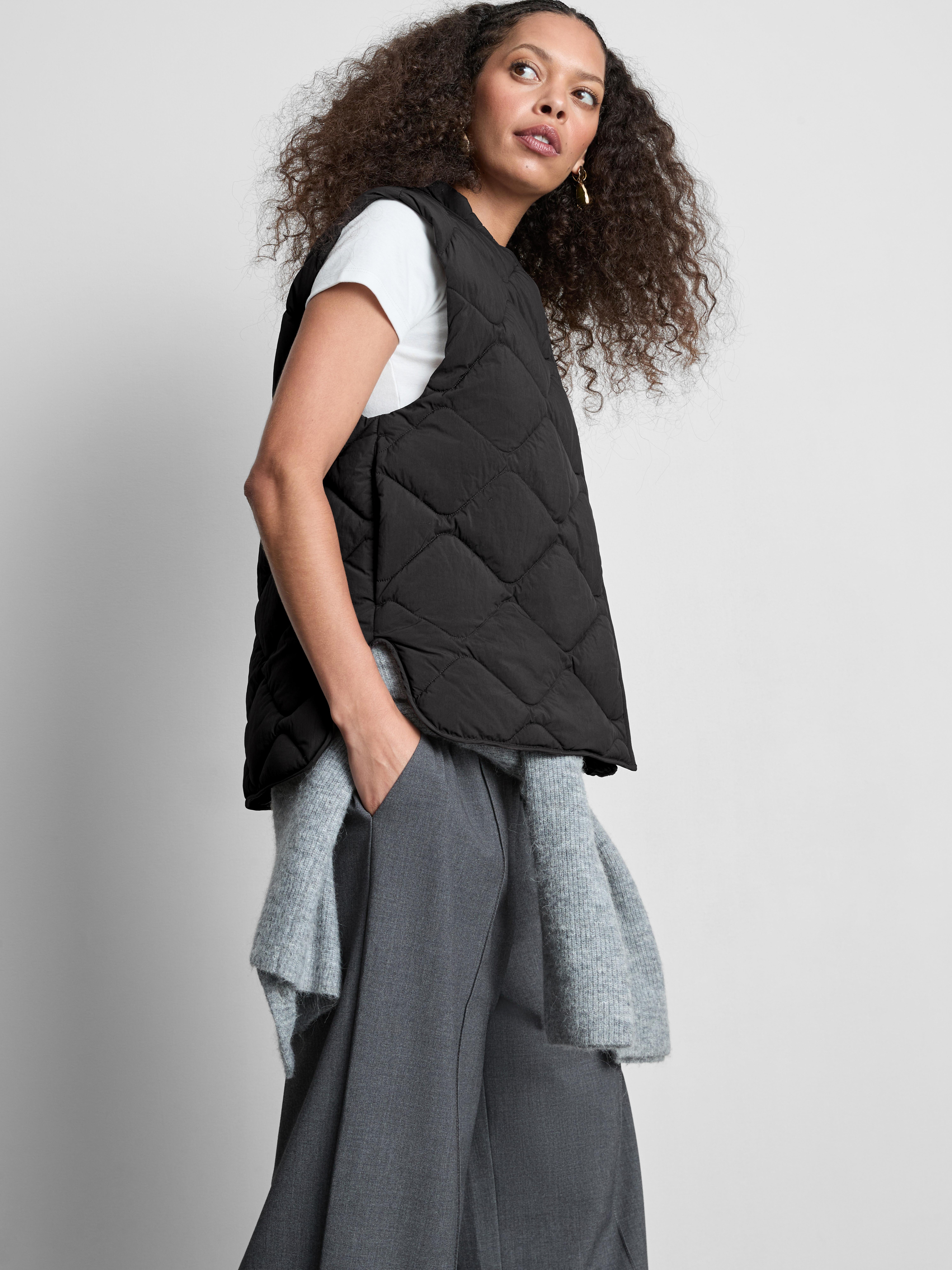Womens Chocolate Quilted Gilet | Primark