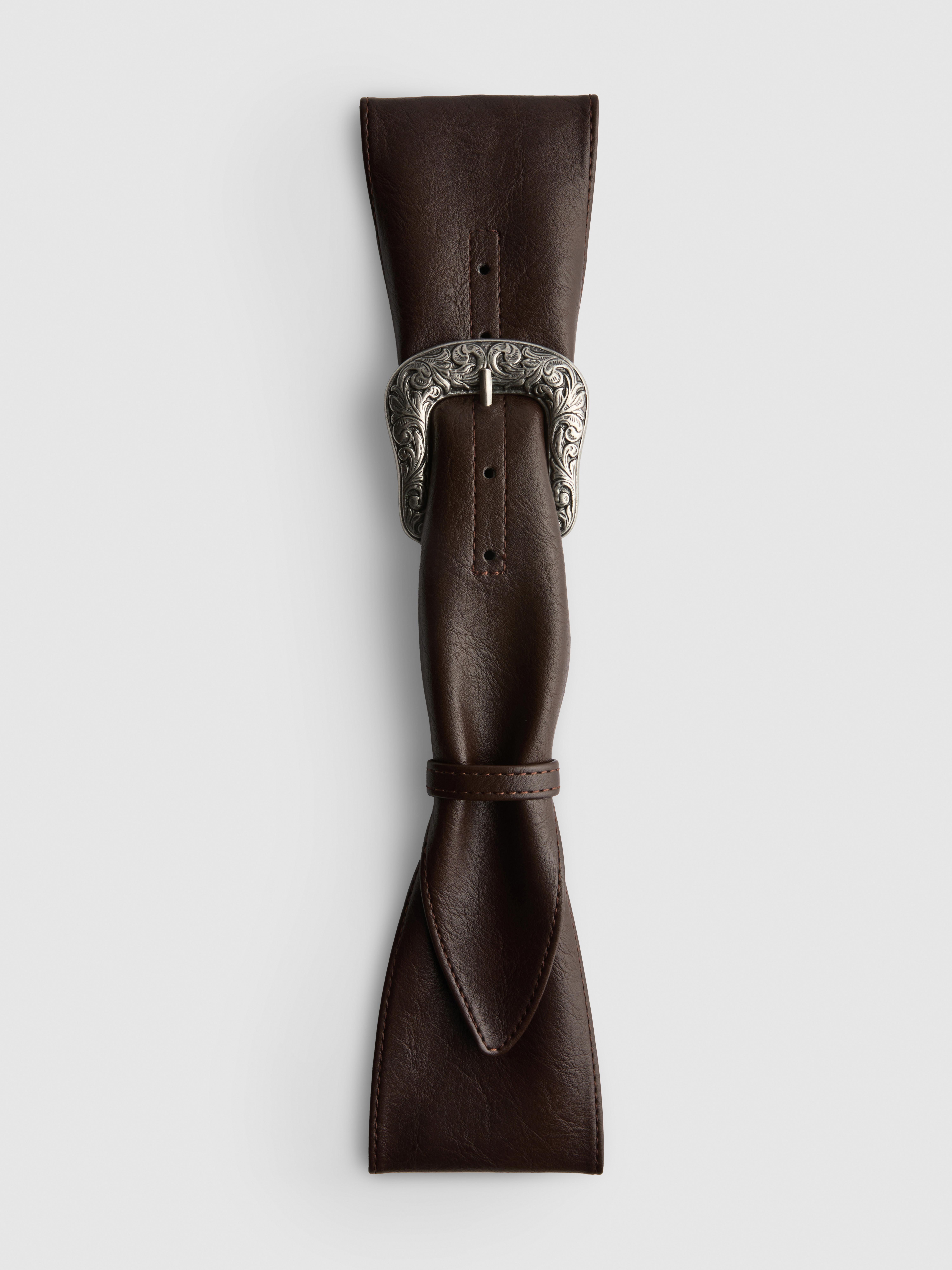Ceinture à boucle style western