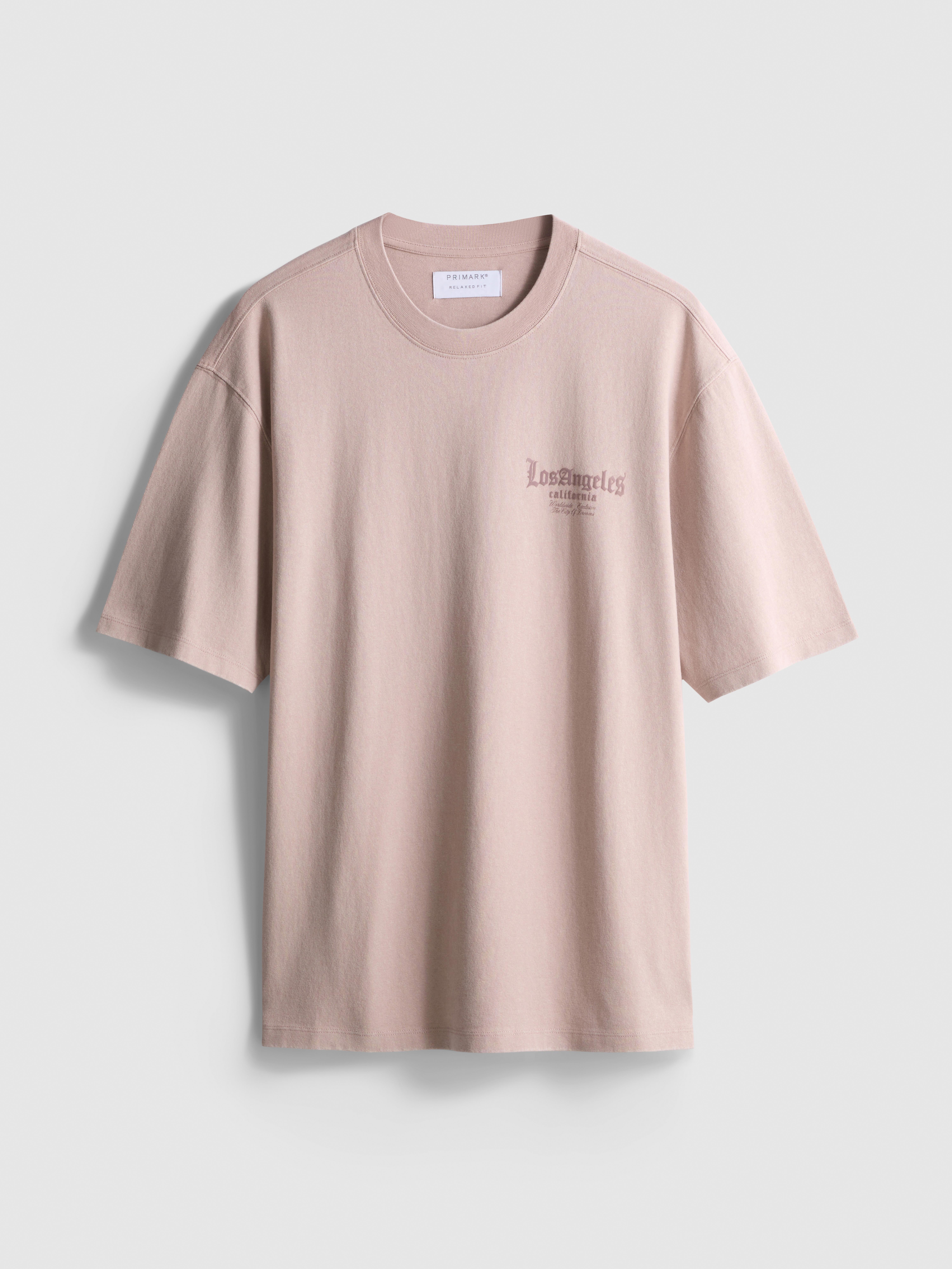 Camiseta con mensaje «Los Angeles»