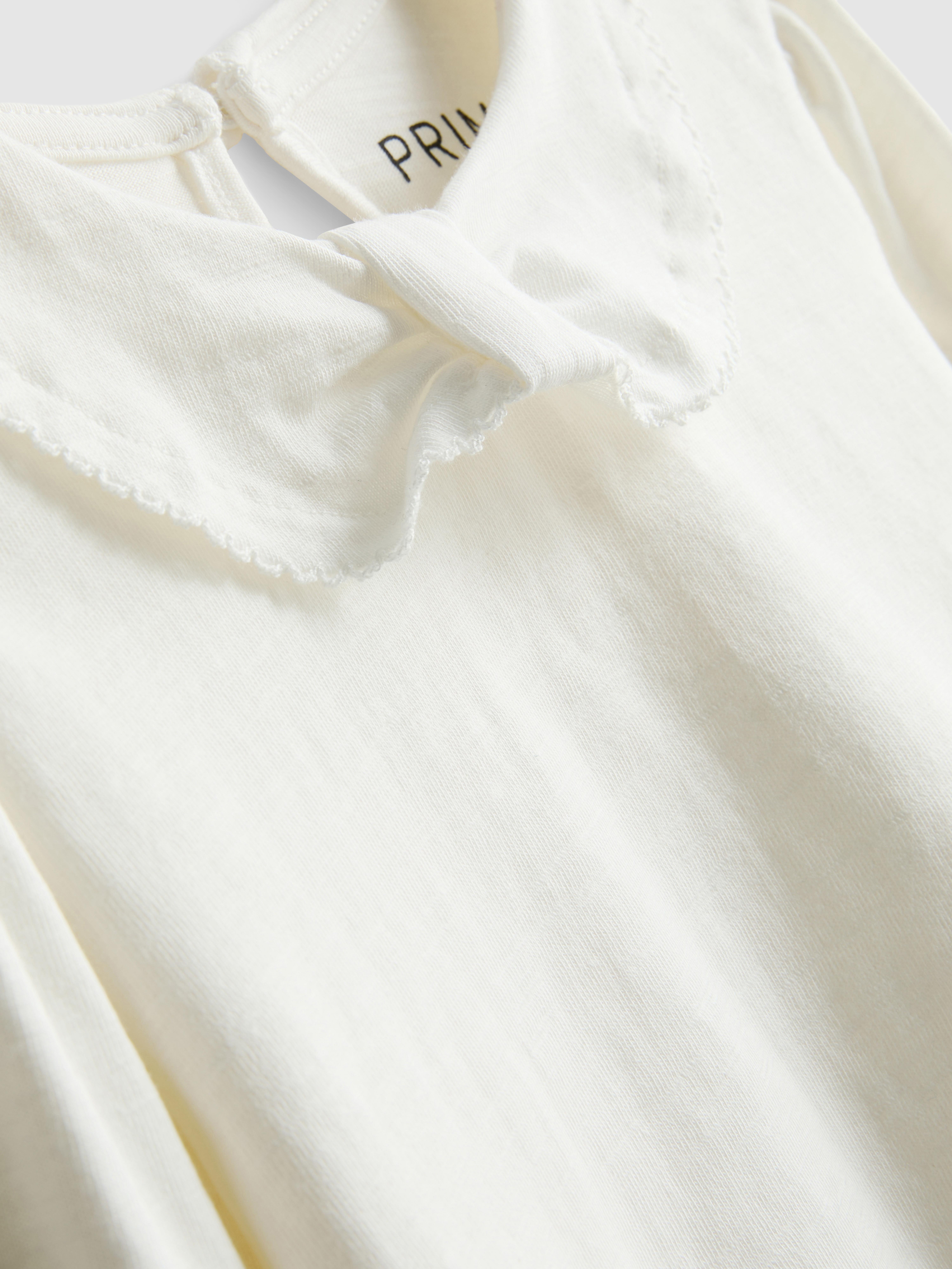 1-9yrs | Pure Cotton Collared Long Sleeve T-Shirt