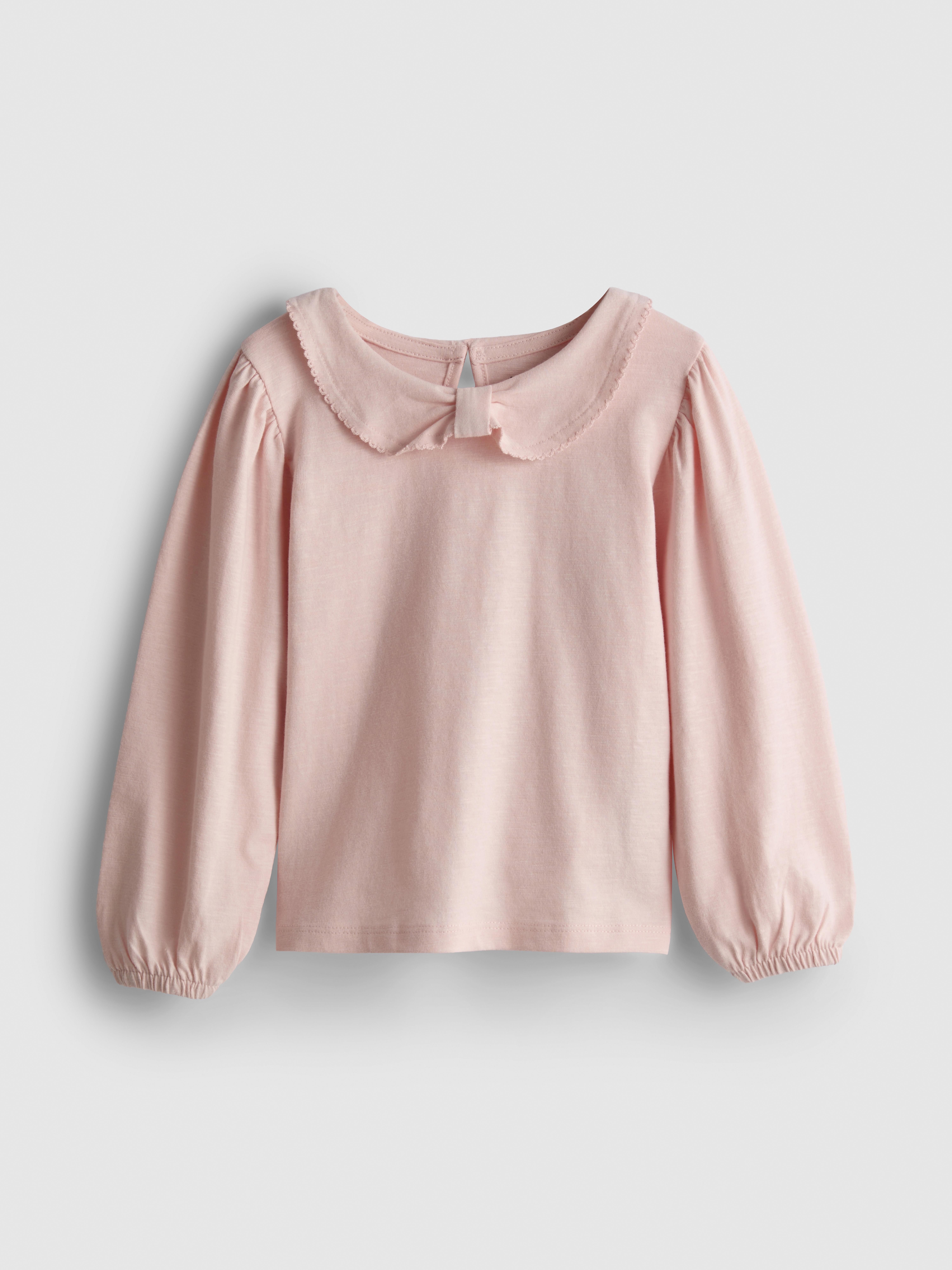 1-9yrs | Pure Cotton Collared Long Sleeve T-Shirt