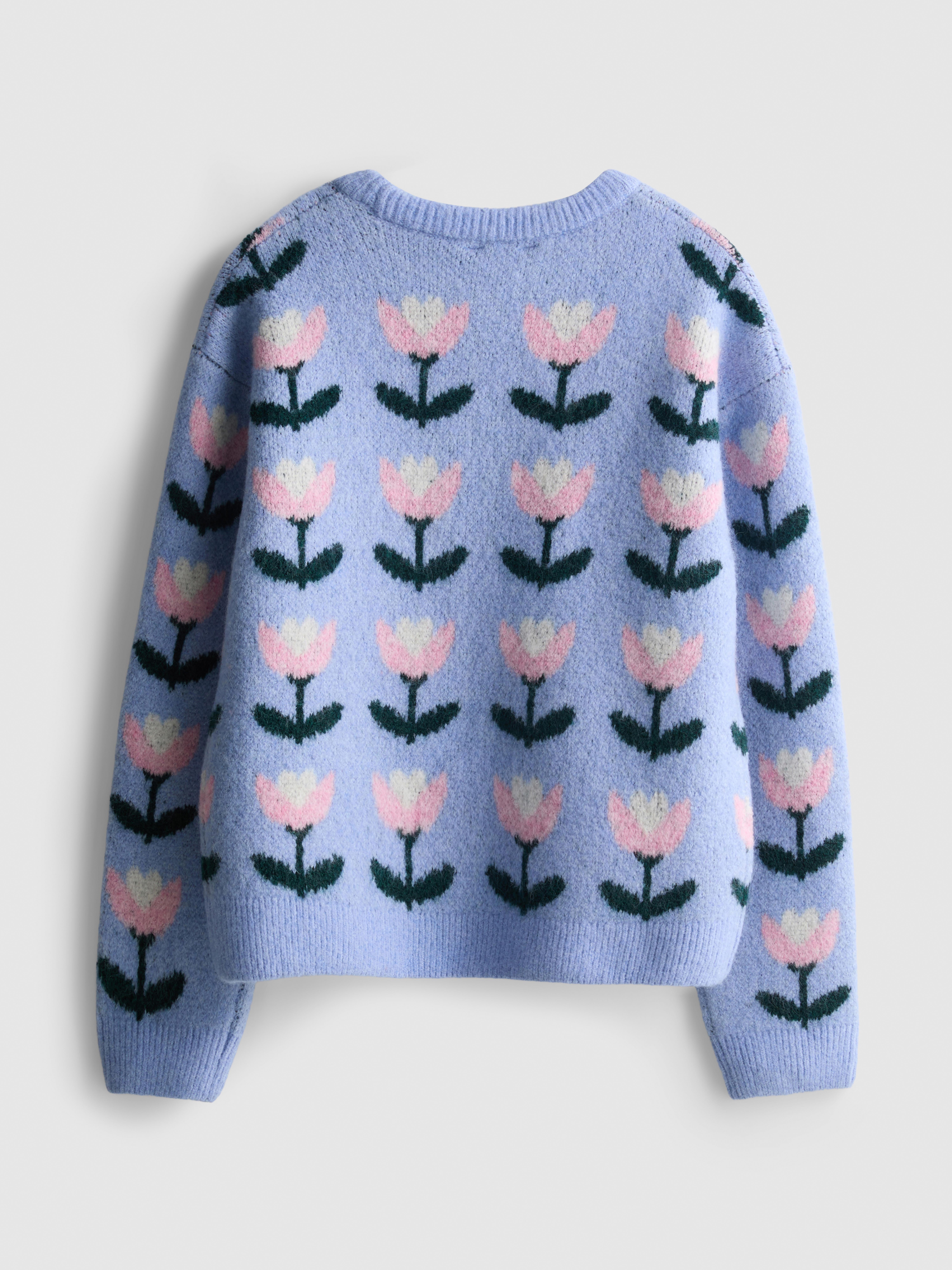 7-15yrs | Floral Sweater