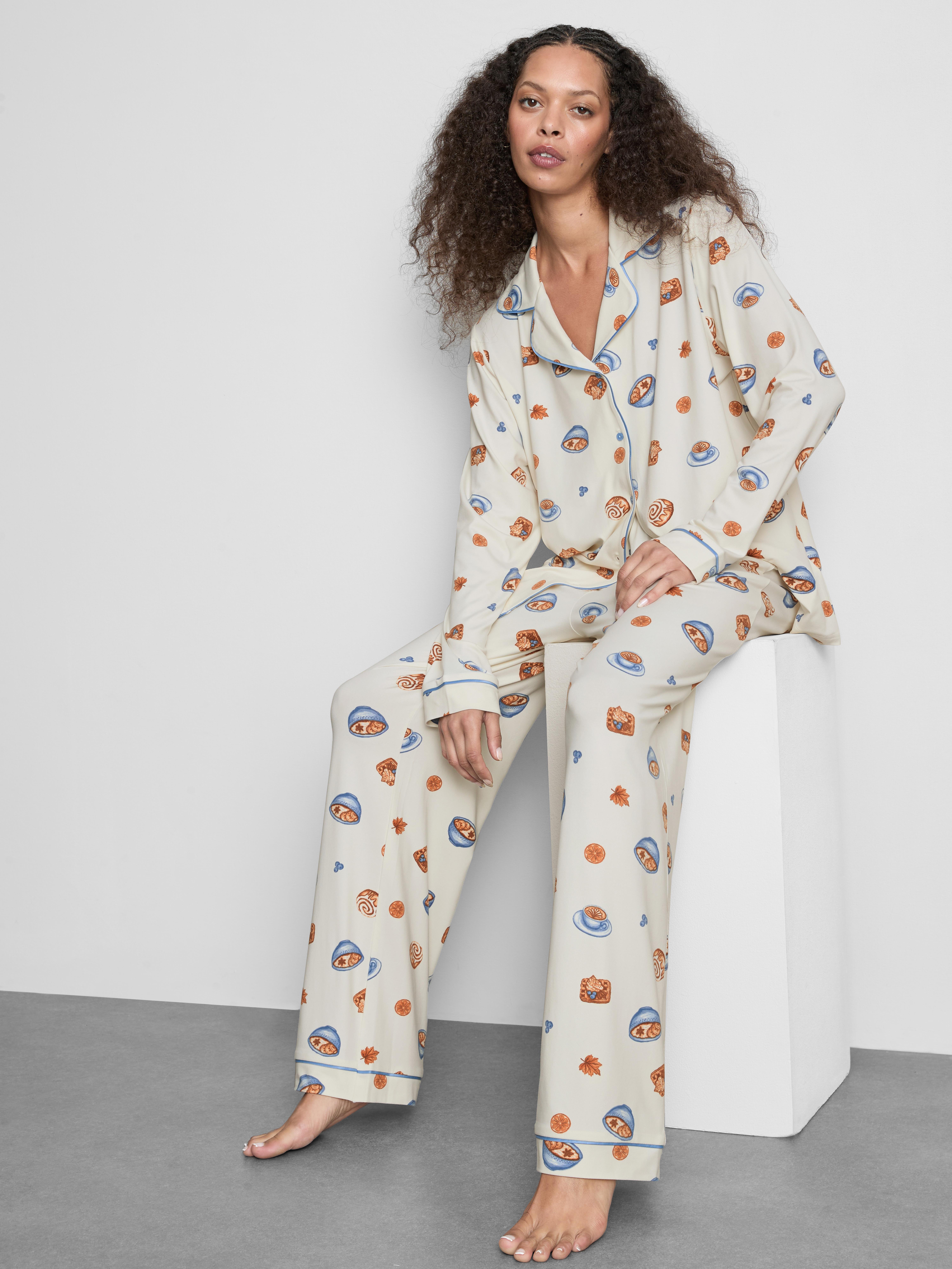 Printed Boyfriend Pyjamas