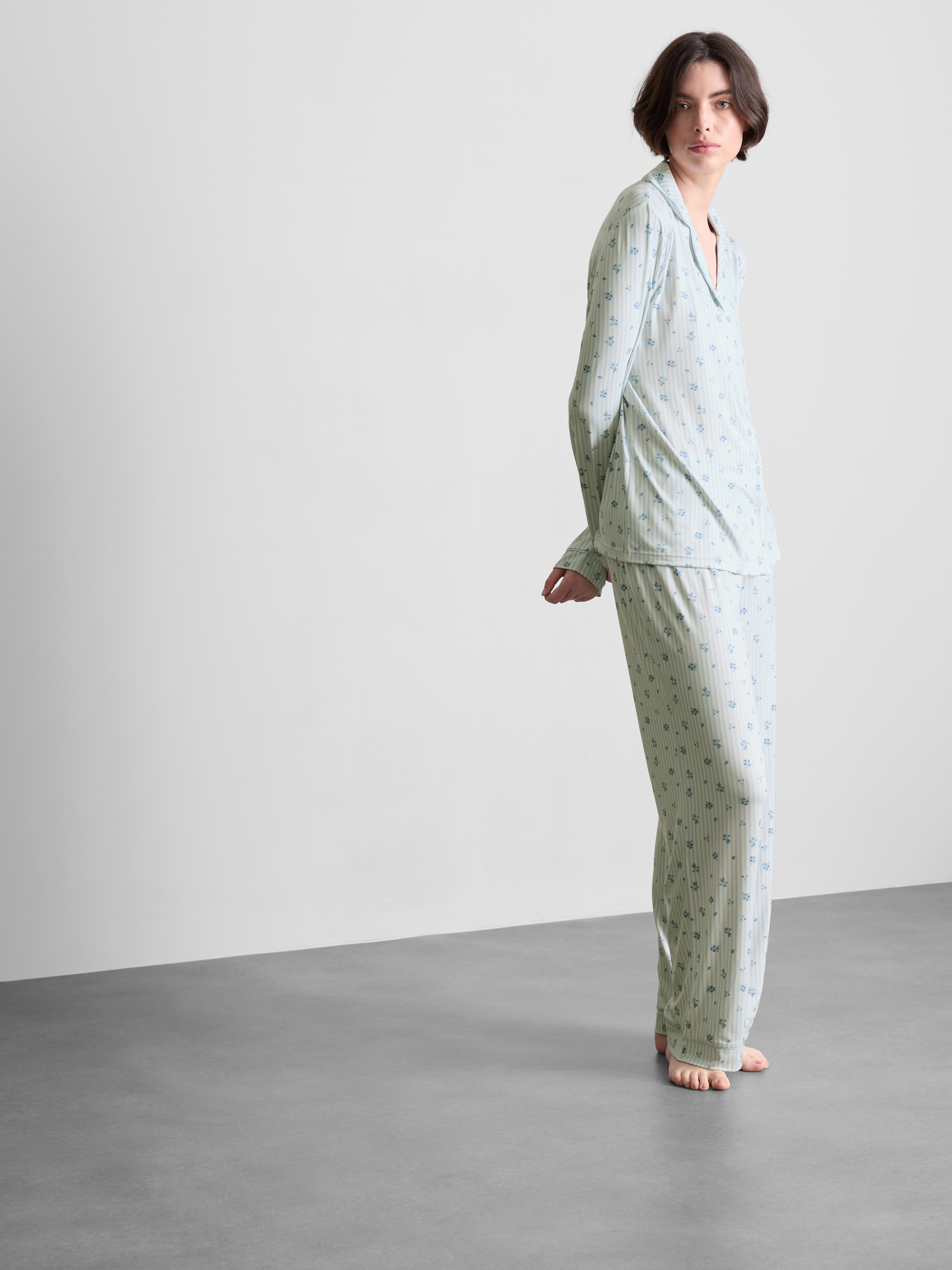 Printed Boyfriend Pyjamas