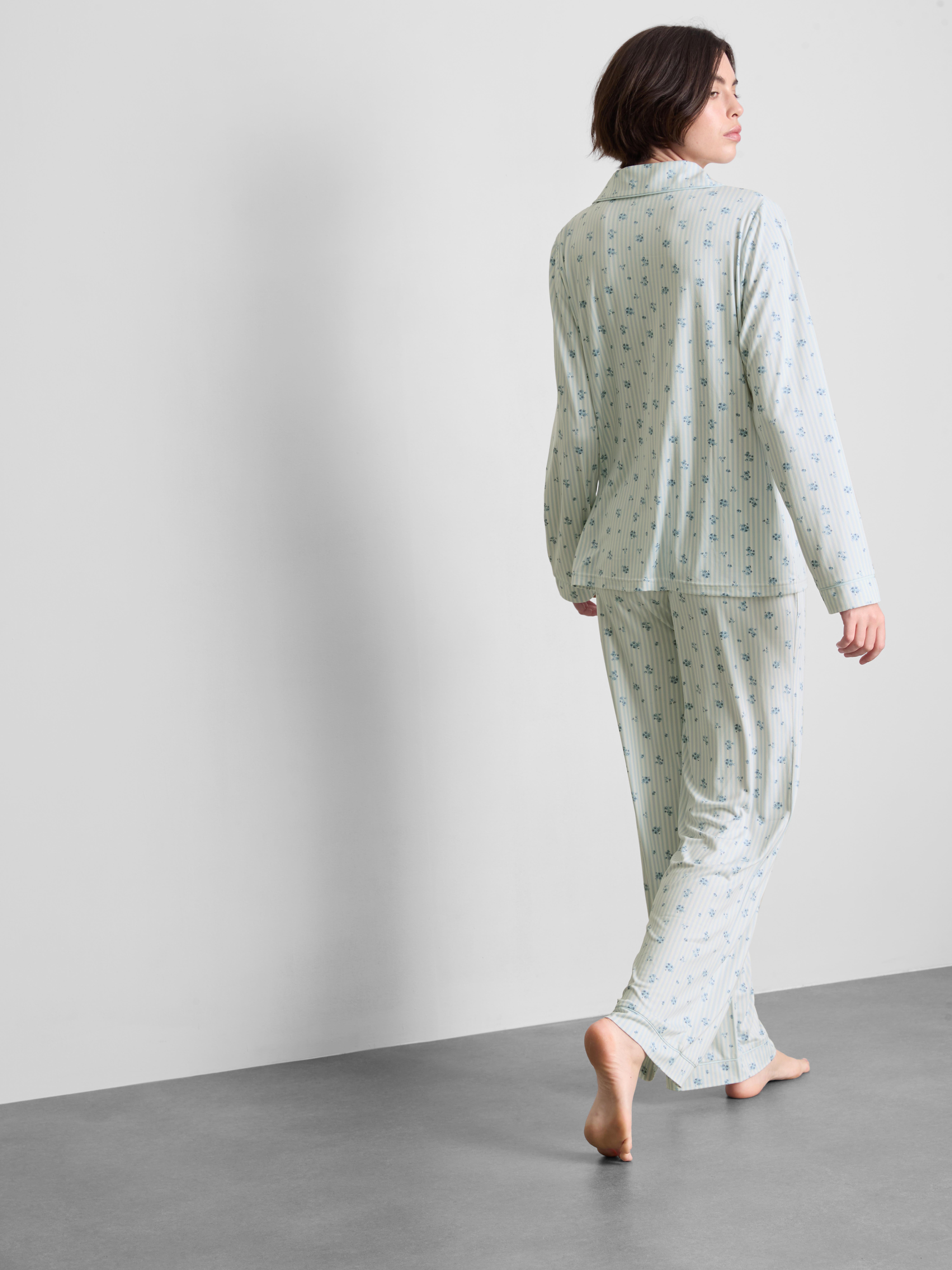 Printed Boyfriend Pyjamas