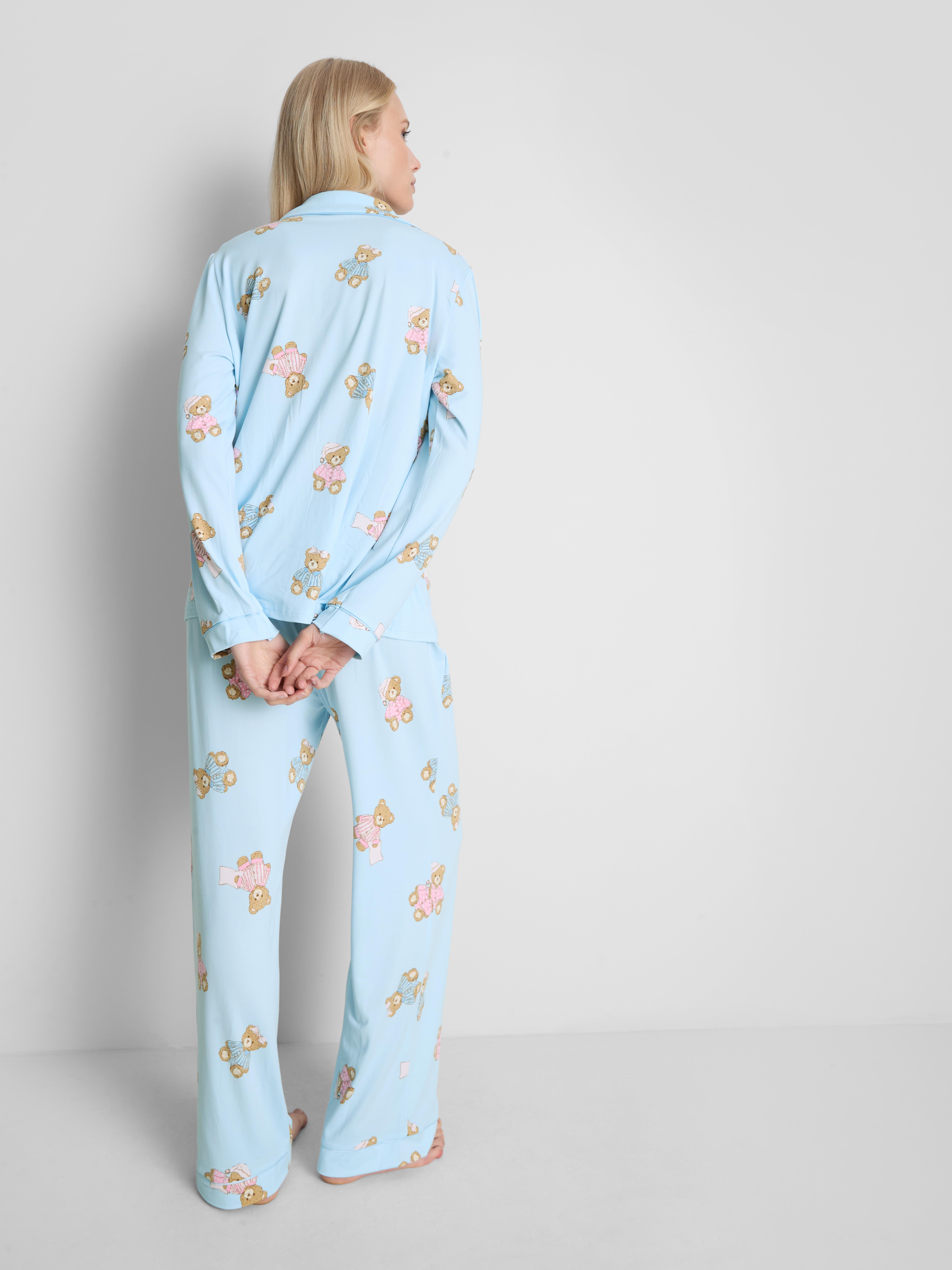 Boyfriend-pyjama met print