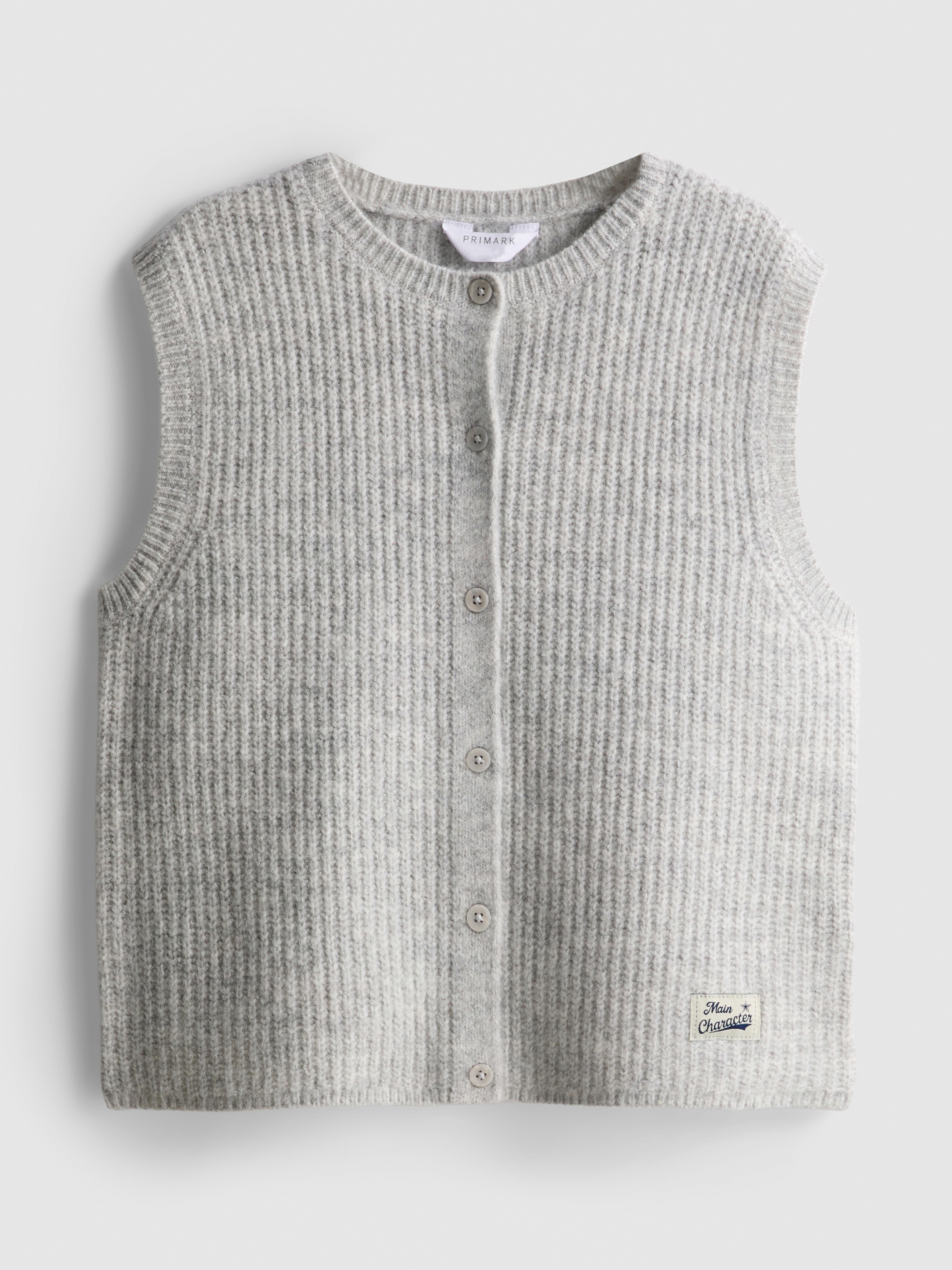 7-15yrs | Button-Up Knit Vest