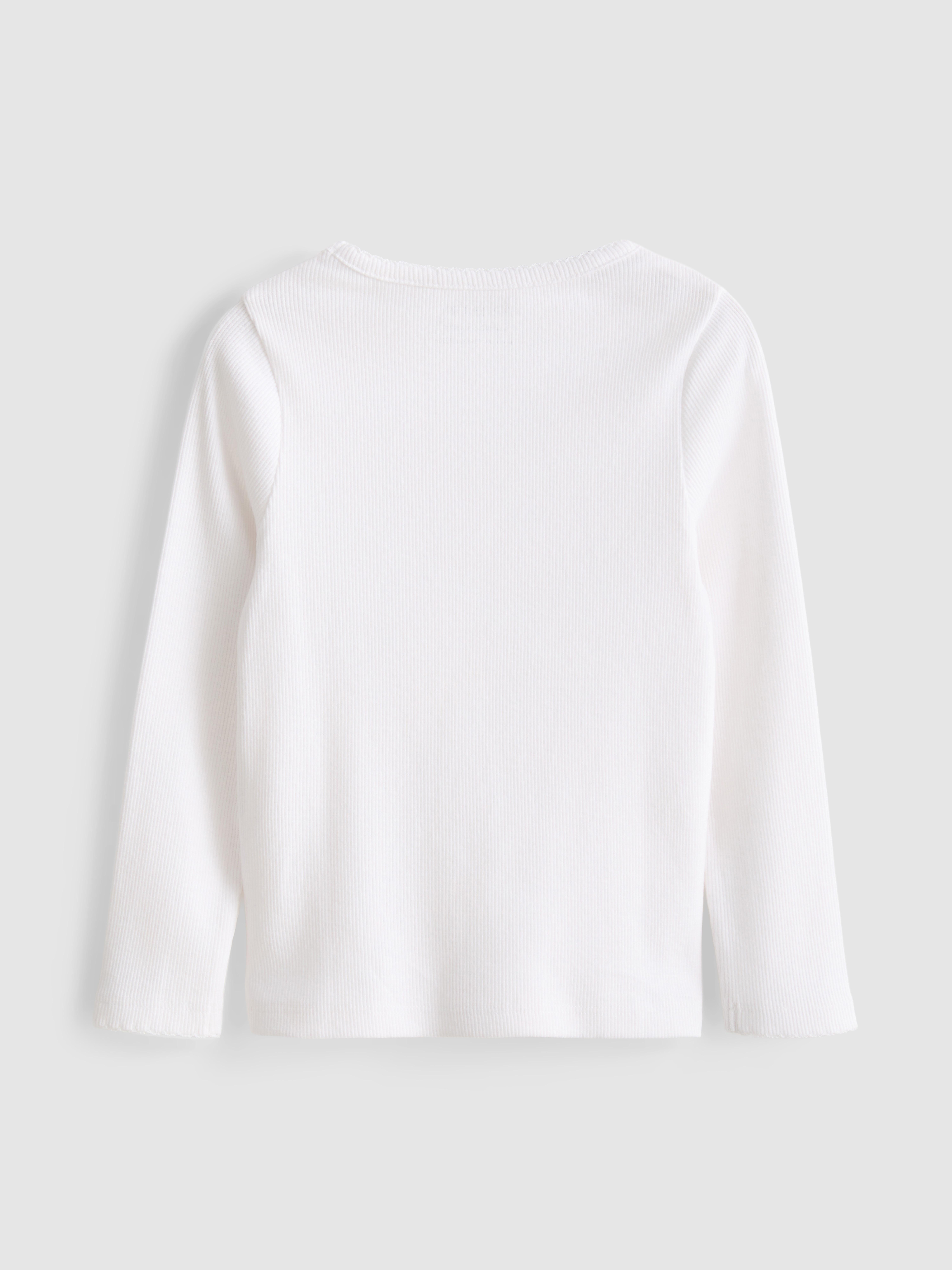 1-9yrs | Cotton Rich Ribbed Long Sleeve T-Shirt