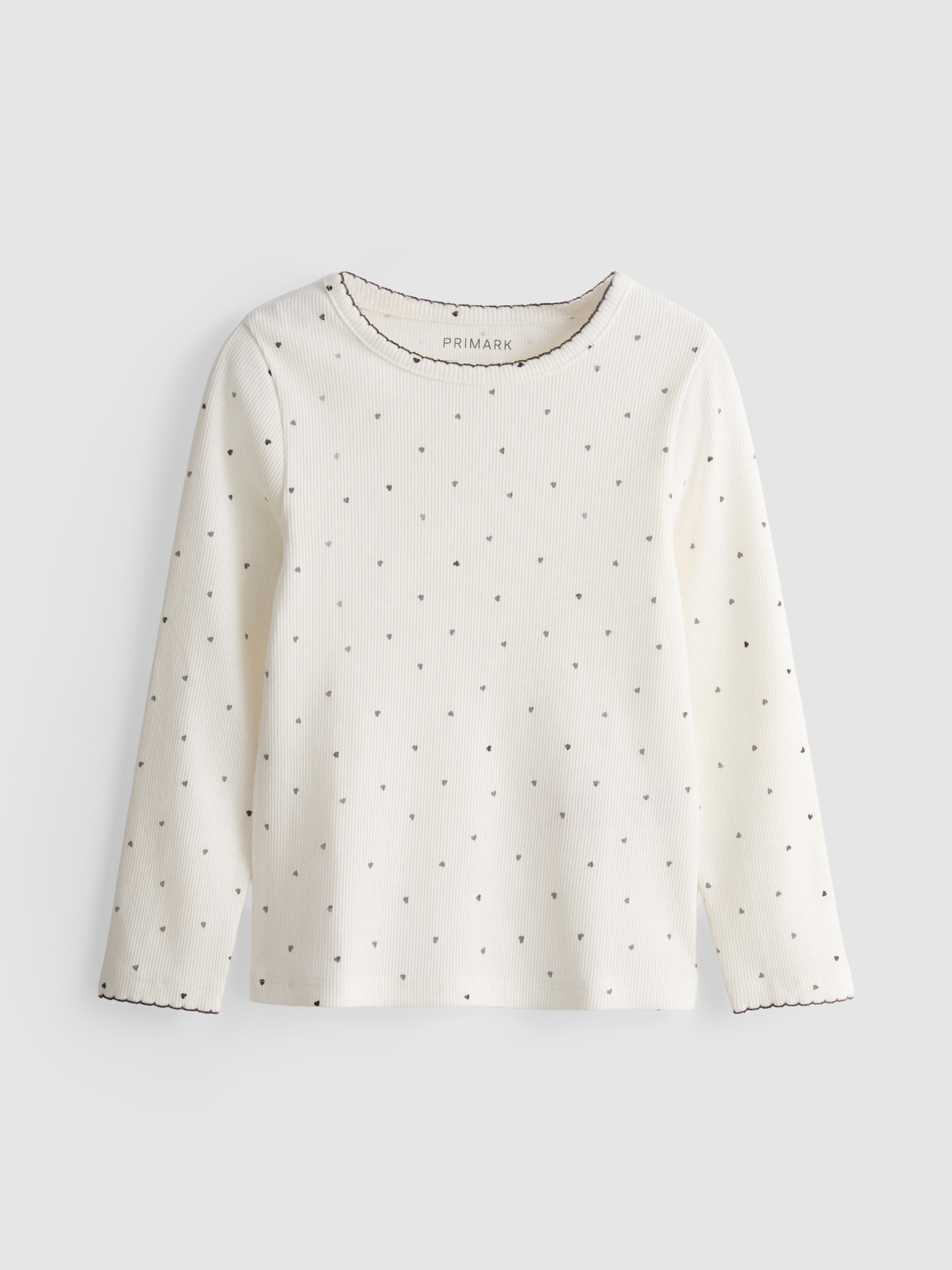 1-9yrs | Cotton Rich Ribbed Long Sleeve T-Shirt