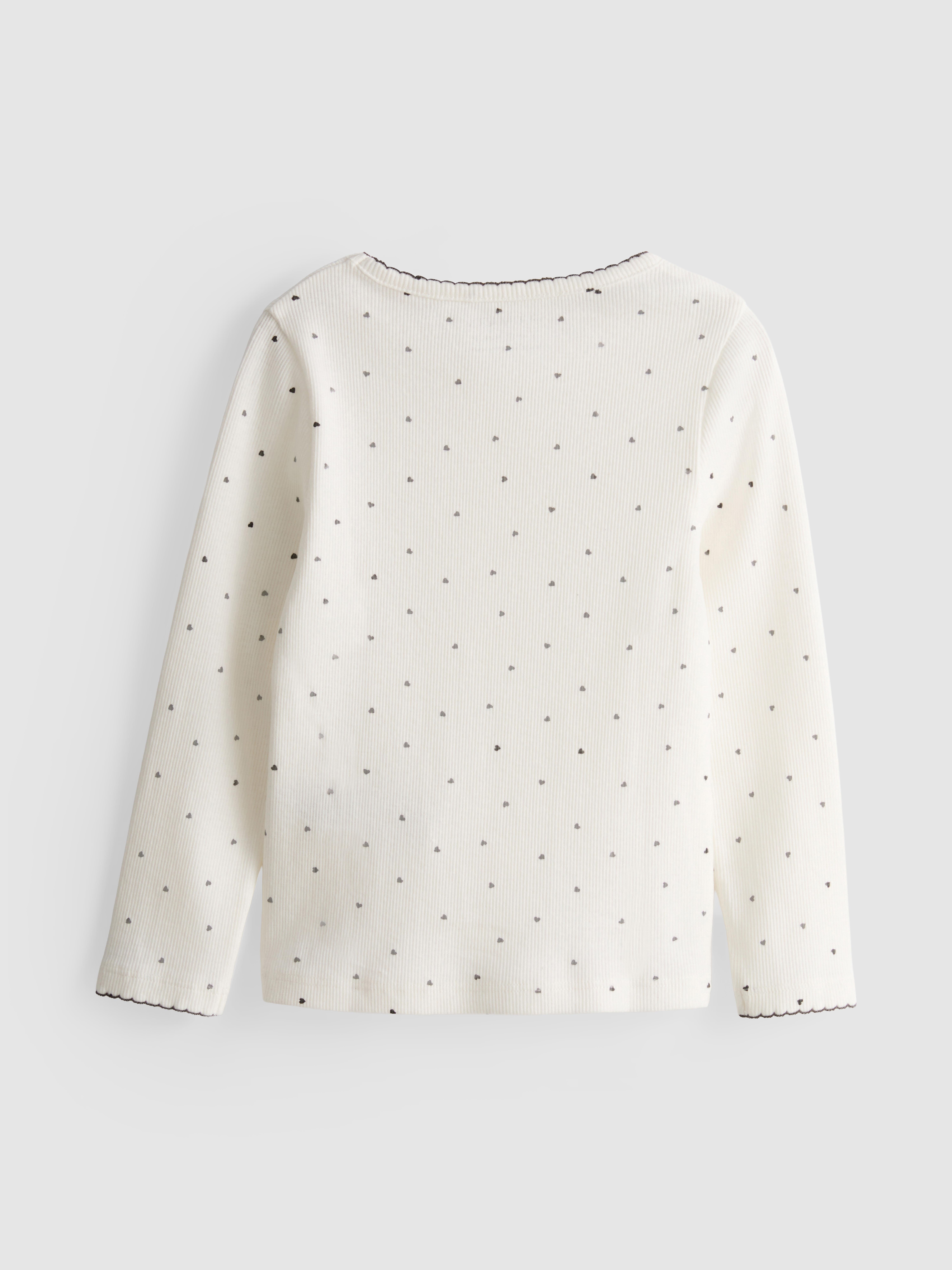 1-9yrs | Cotton Rich Ribbed Long Sleeve T-Shirt