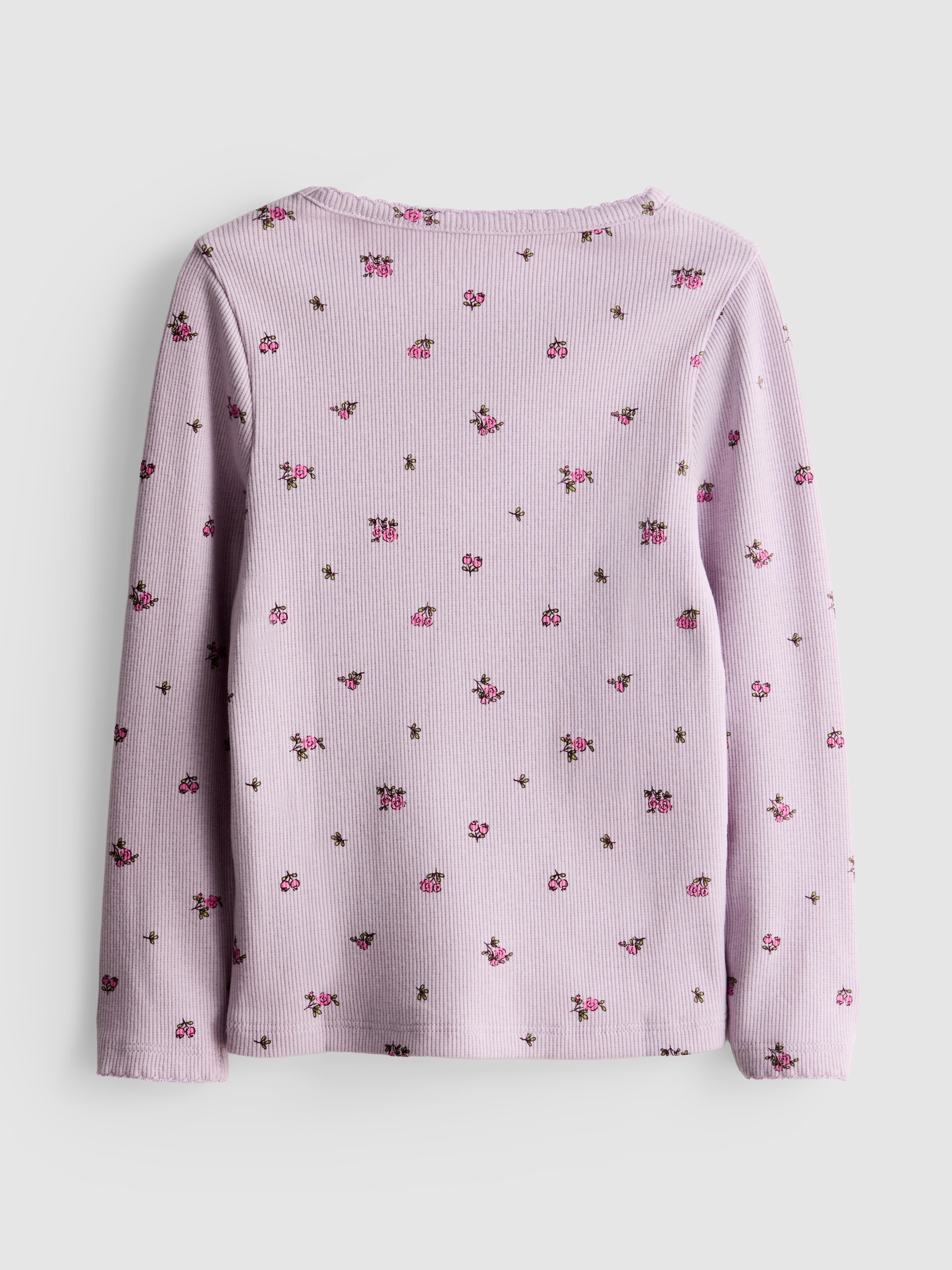 1-9yrs | Cotton Rich Ribbed Long Sleeve T-Shirt