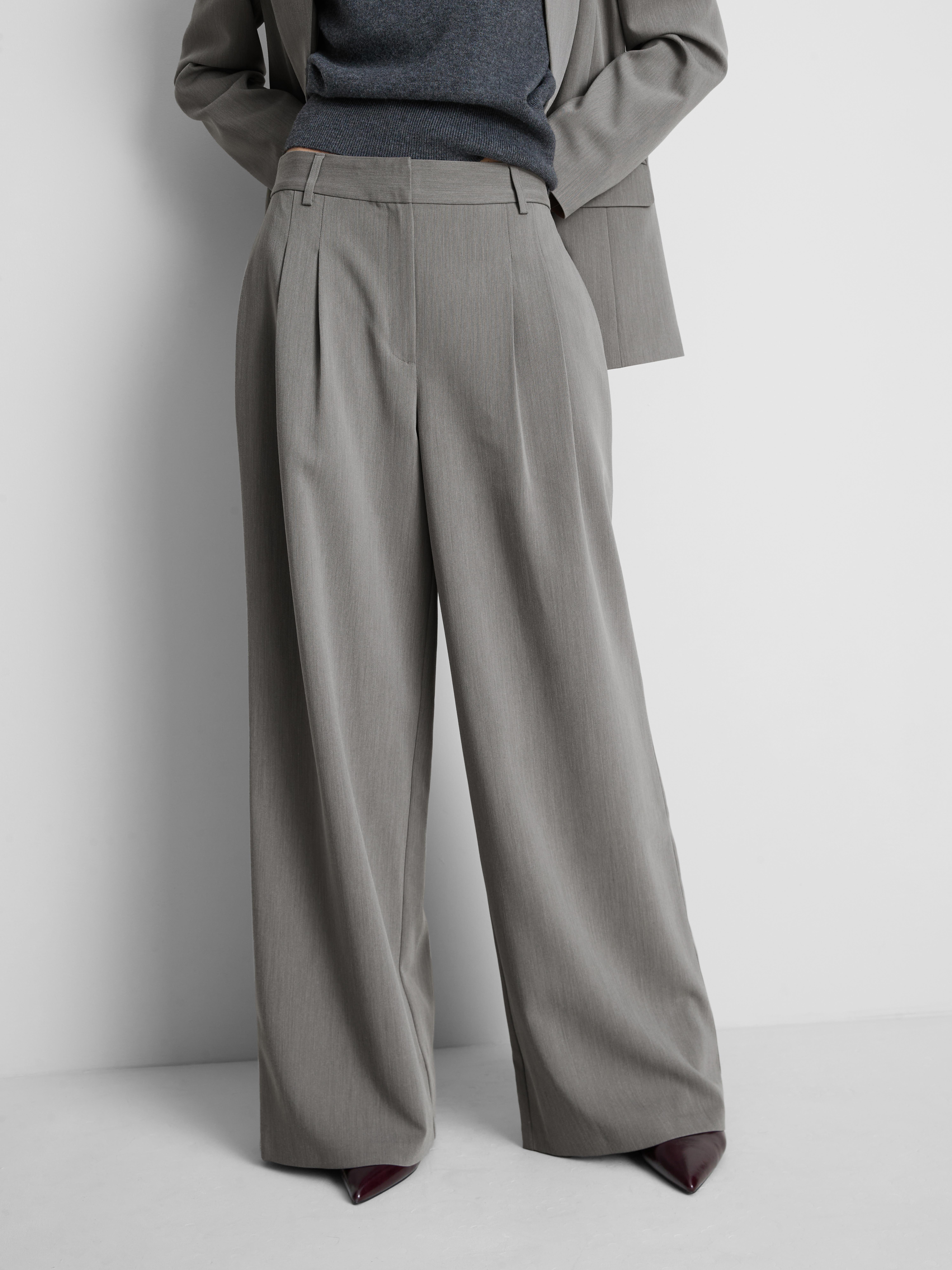 Pantalon large plissé By Coleen
