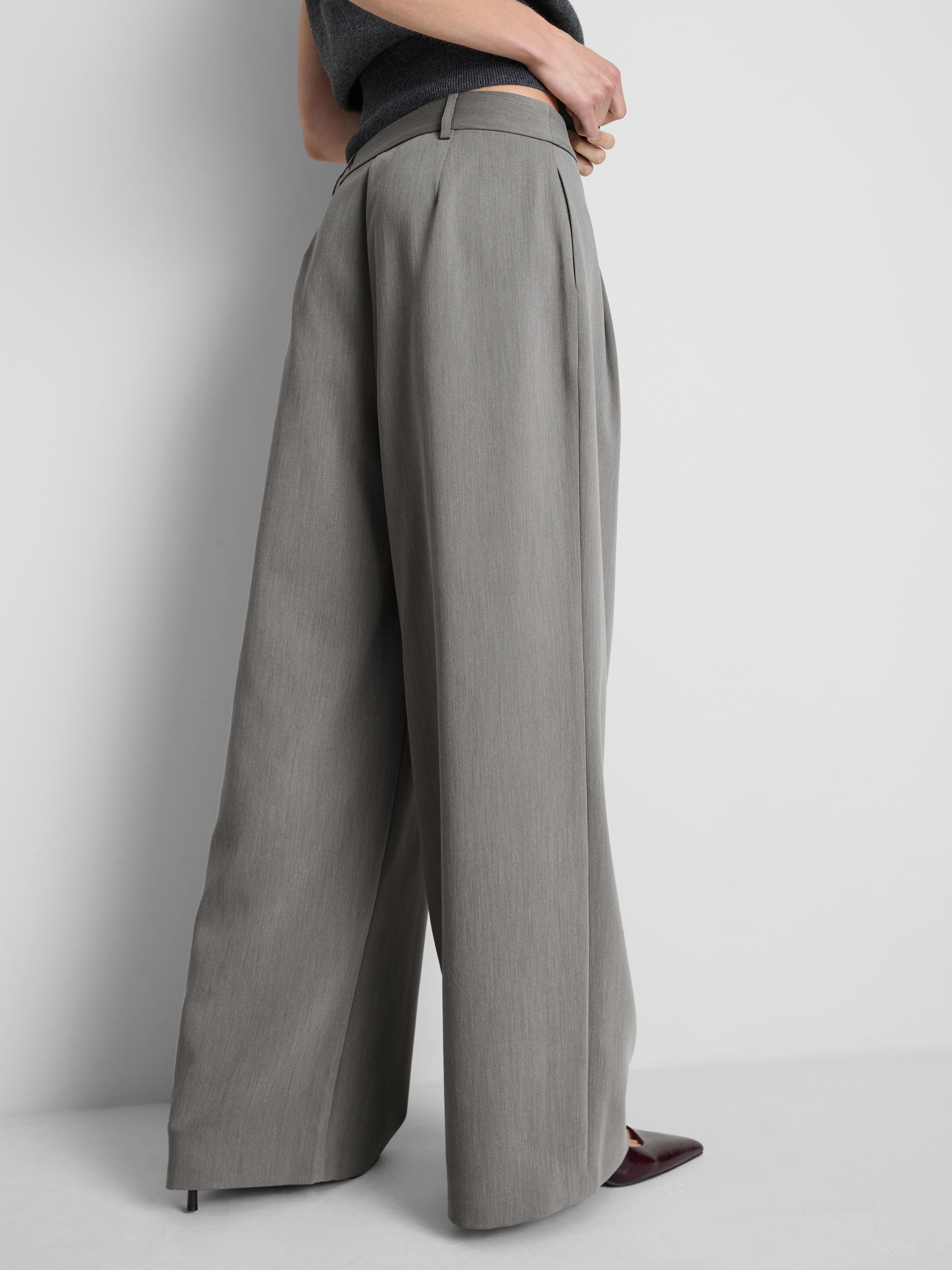 Pantalon large plissé By Coleen