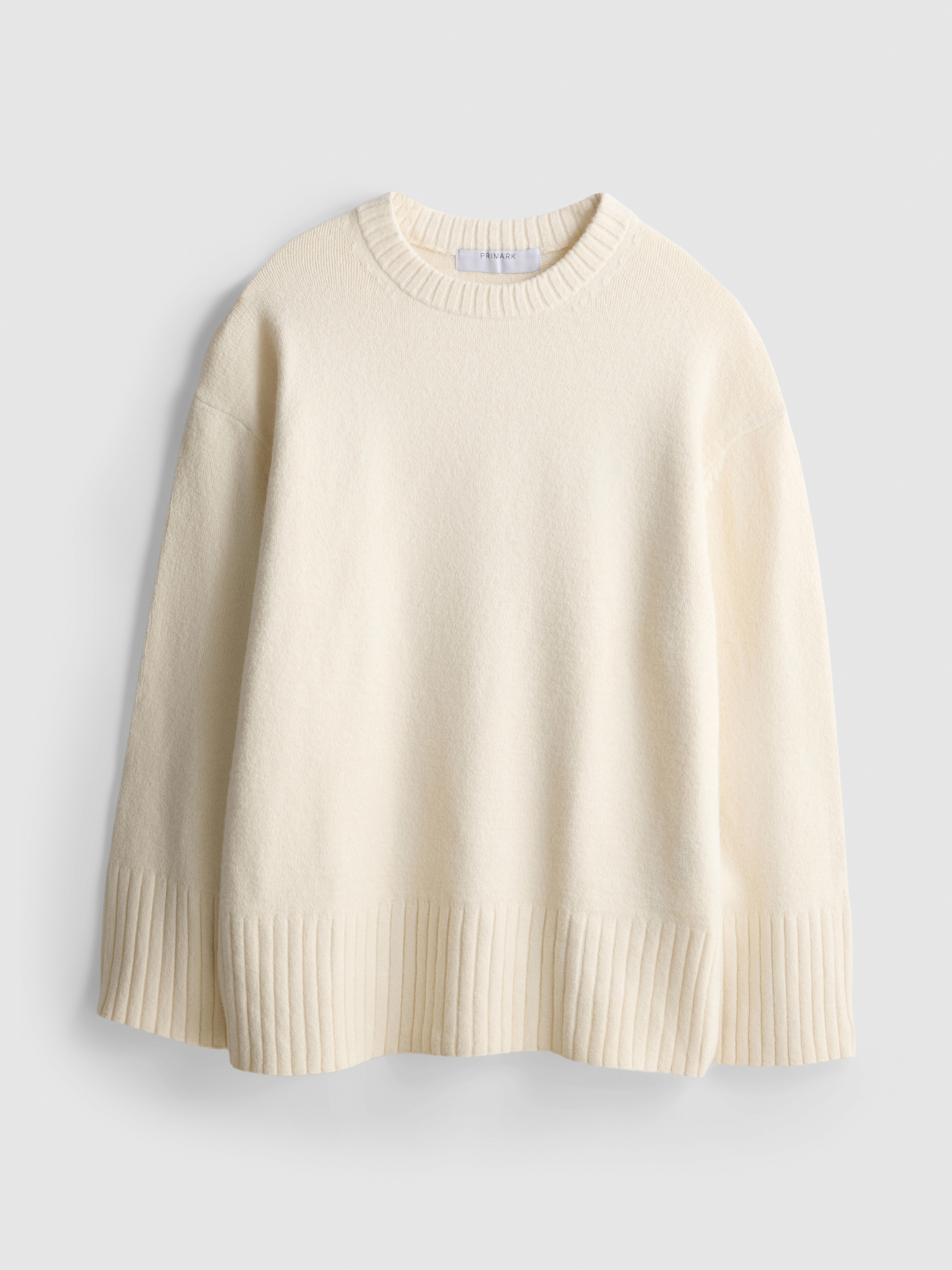 Knitted Wide-Sleeve Sweater